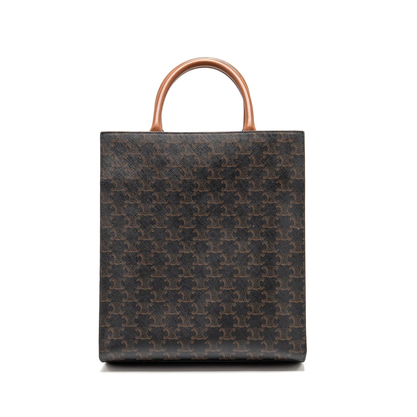 Vertical Cabas Triomphe Handbag Canvas Travel Bag