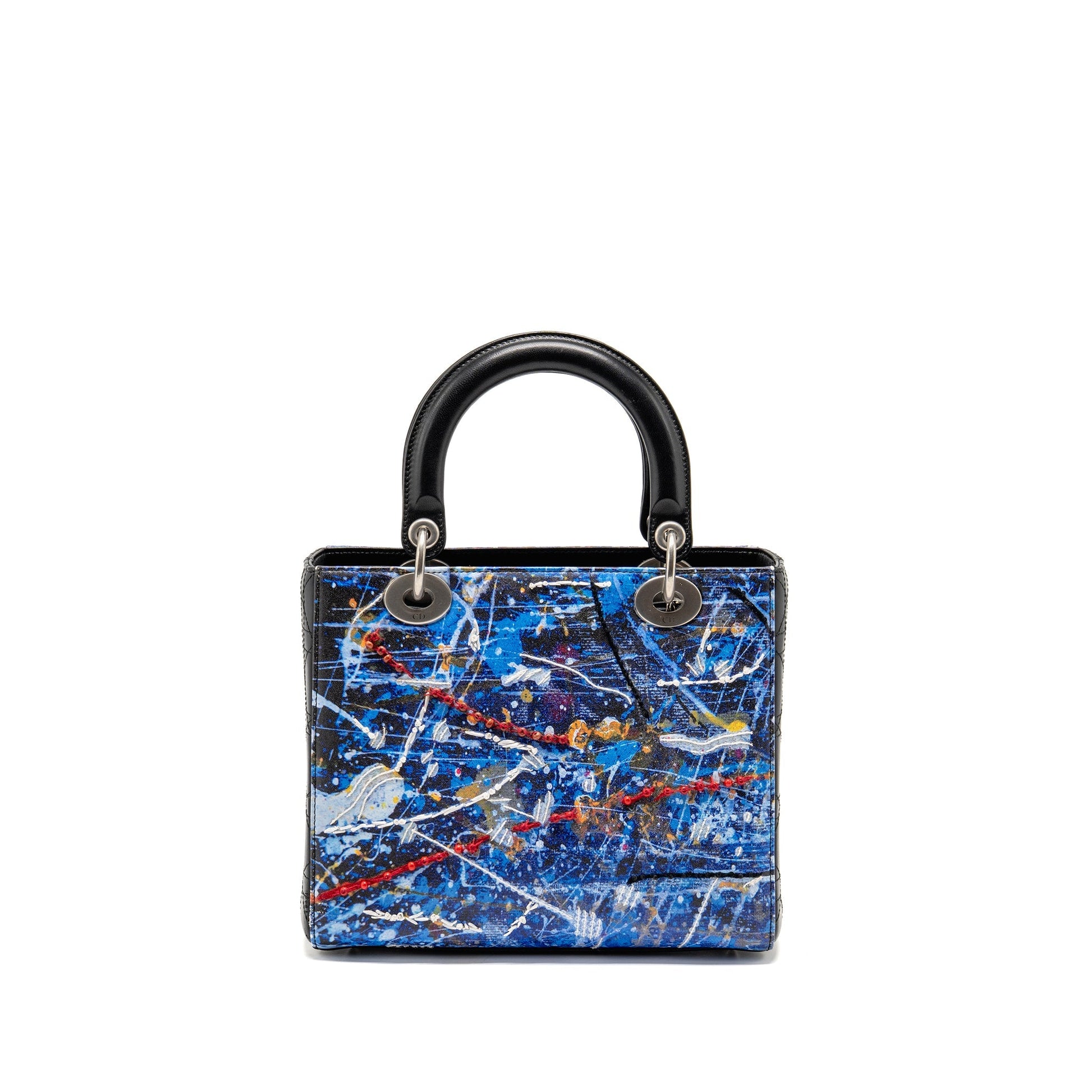 Dior Lady Art Purse Betty Mariani Limited Edition Leather Medium Travel Bag