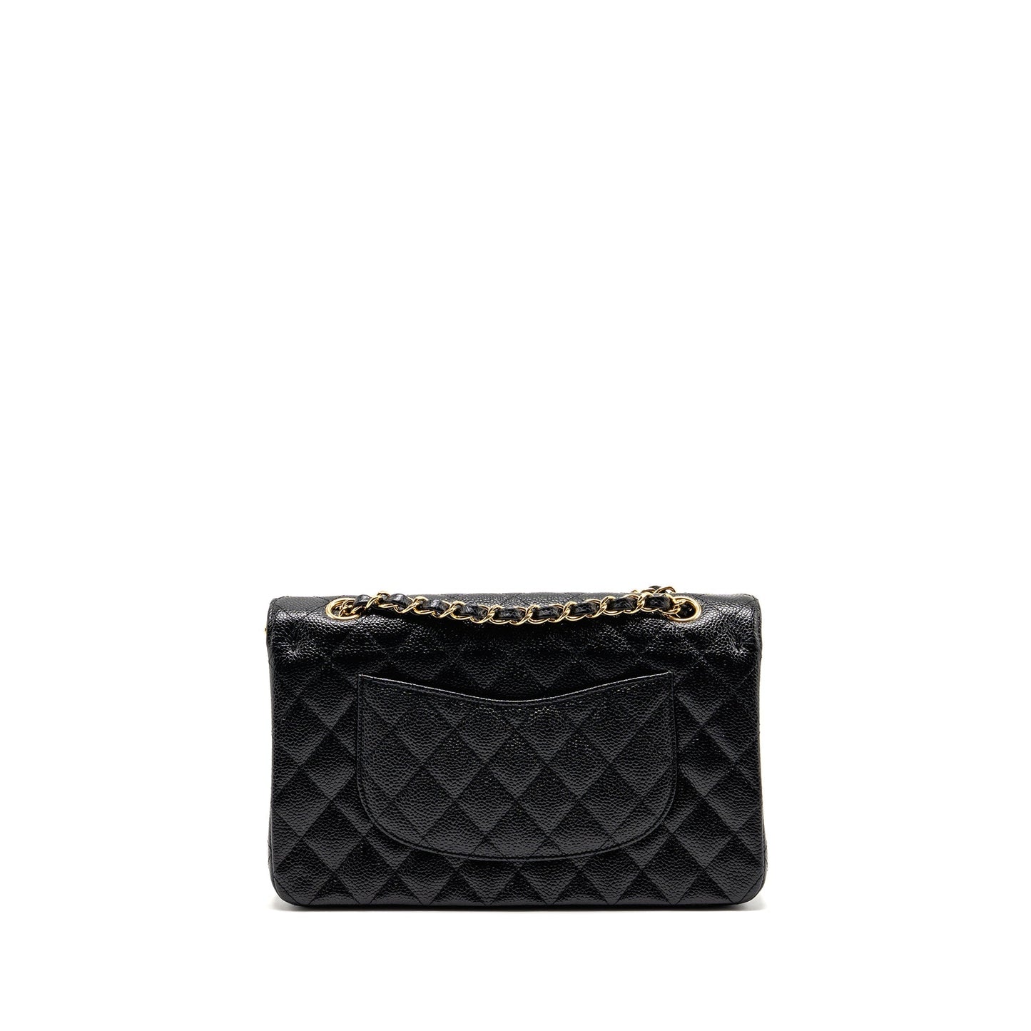 Chanel Classic Double Flap caviar GHW Black Shoulder Bag Ghw 35