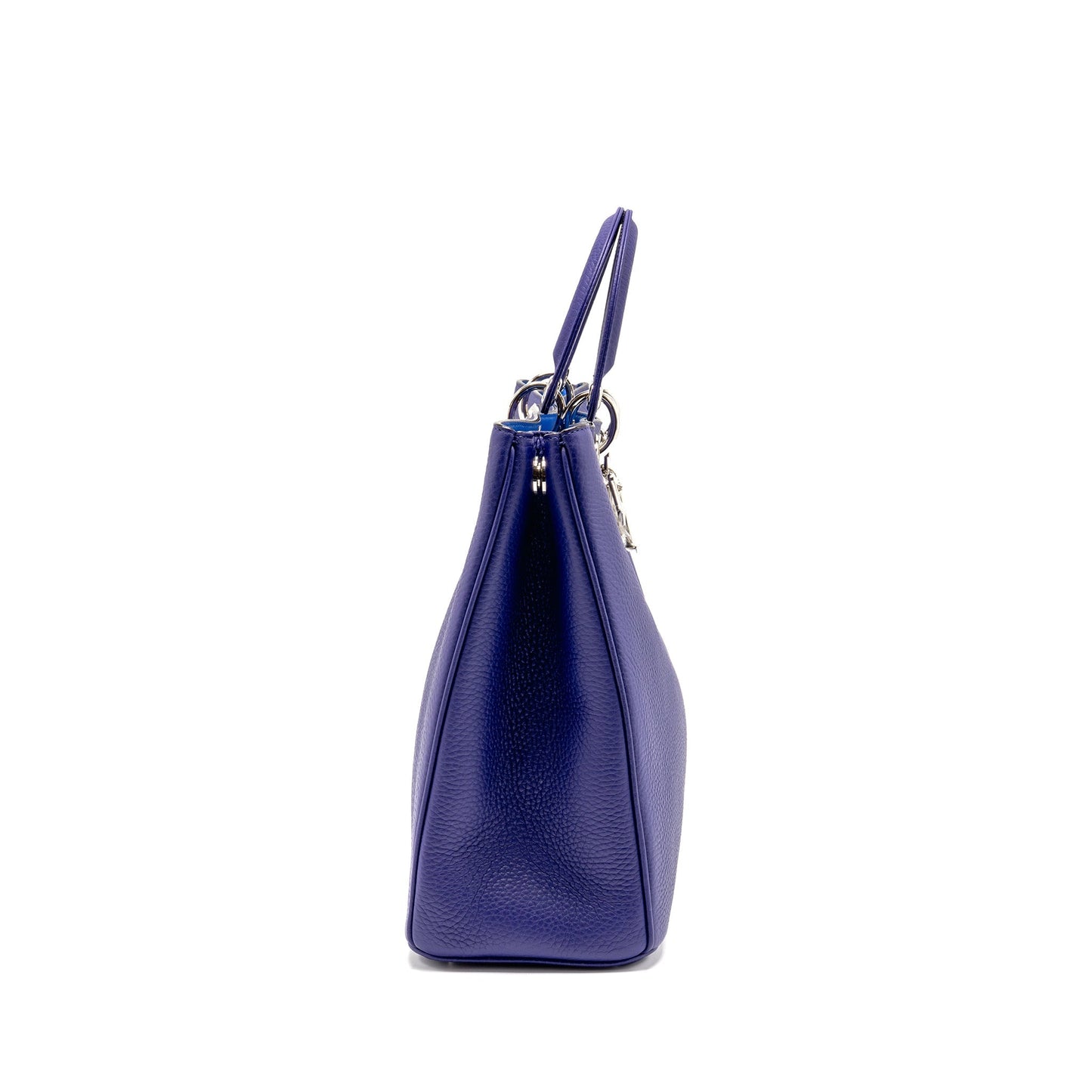 Dior issimo Tote Purse Calfskin Purple Handbag Blue Tote Bag