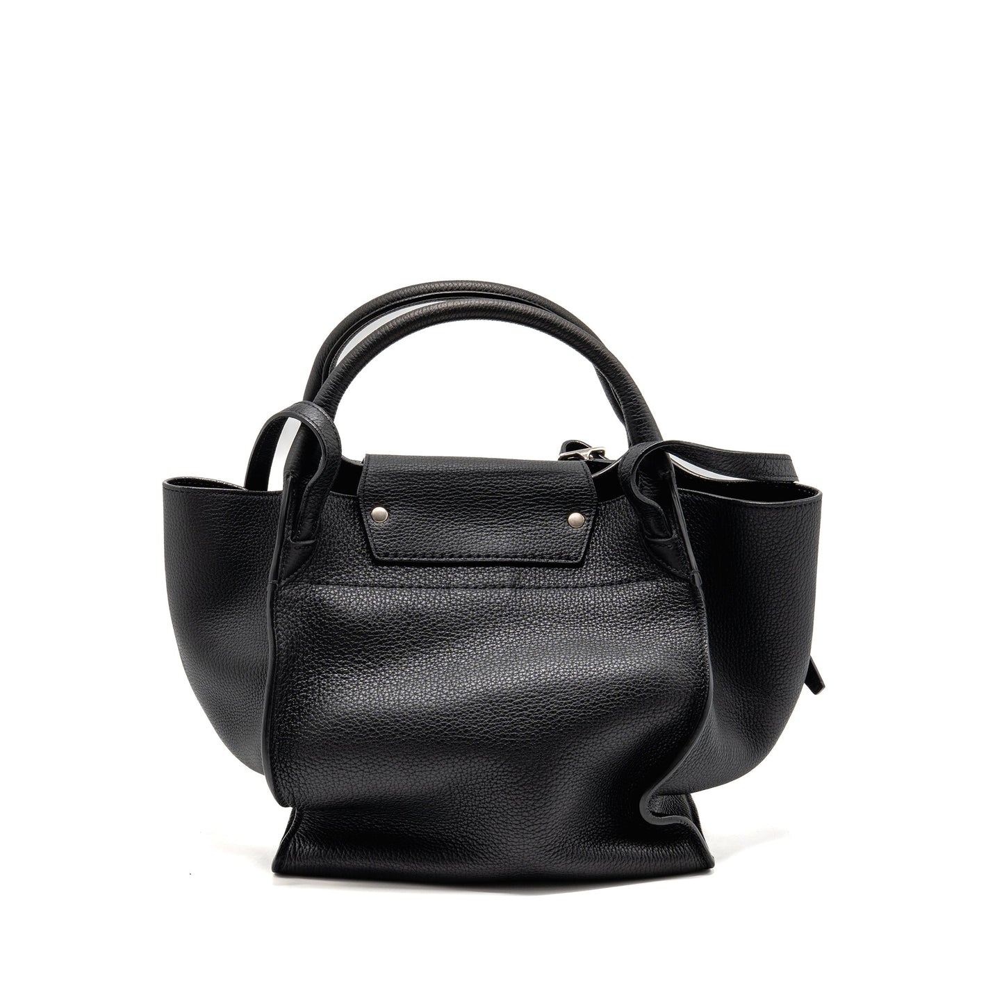 Celine Big Purse Calfskin Handbag Black Travel Bag