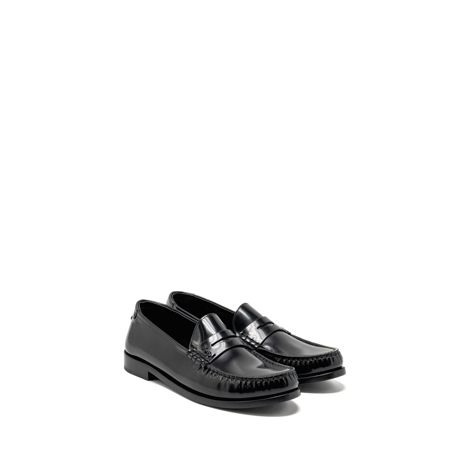 YSL Saint Laurent Size Le Loafer Calfskin Travel Bag Black Shoes