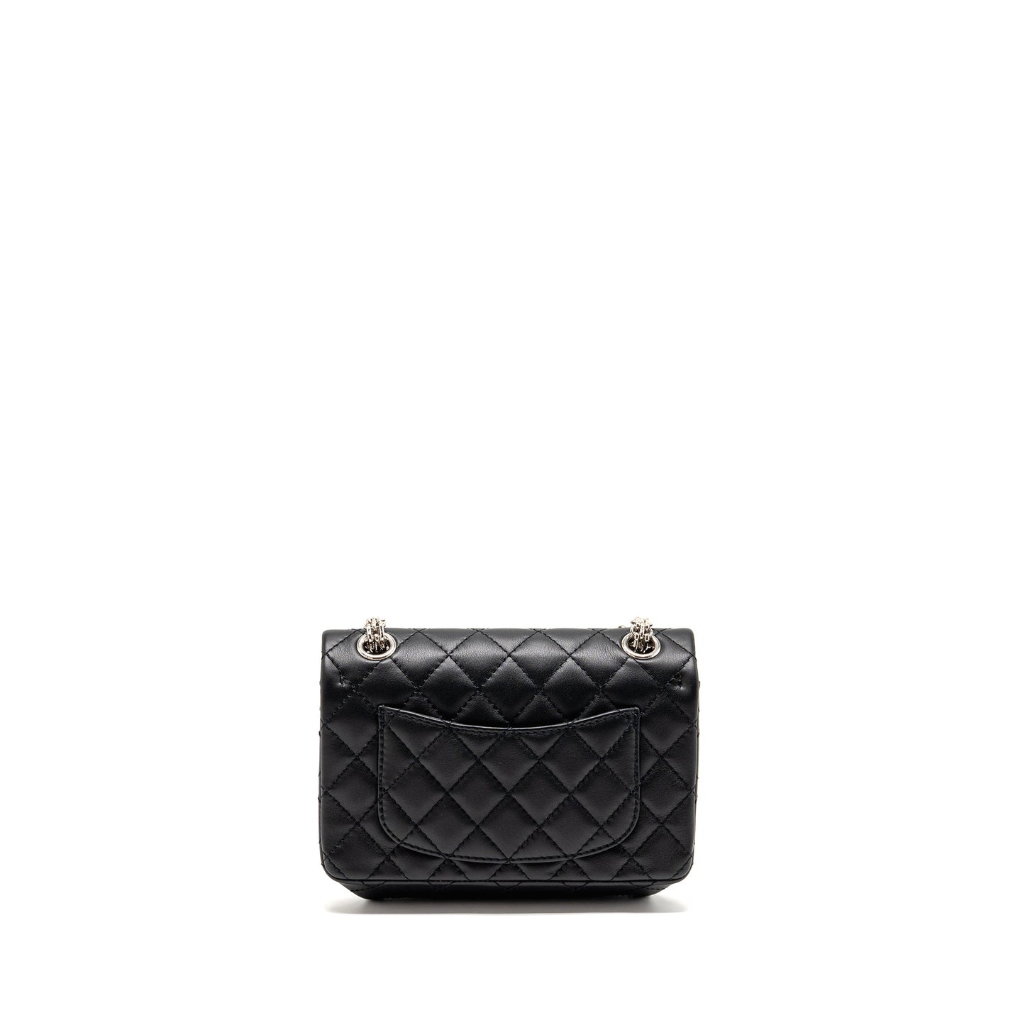 Chanel 2.55 reissue aged calfskin SHW Microchip Black Mini Bag