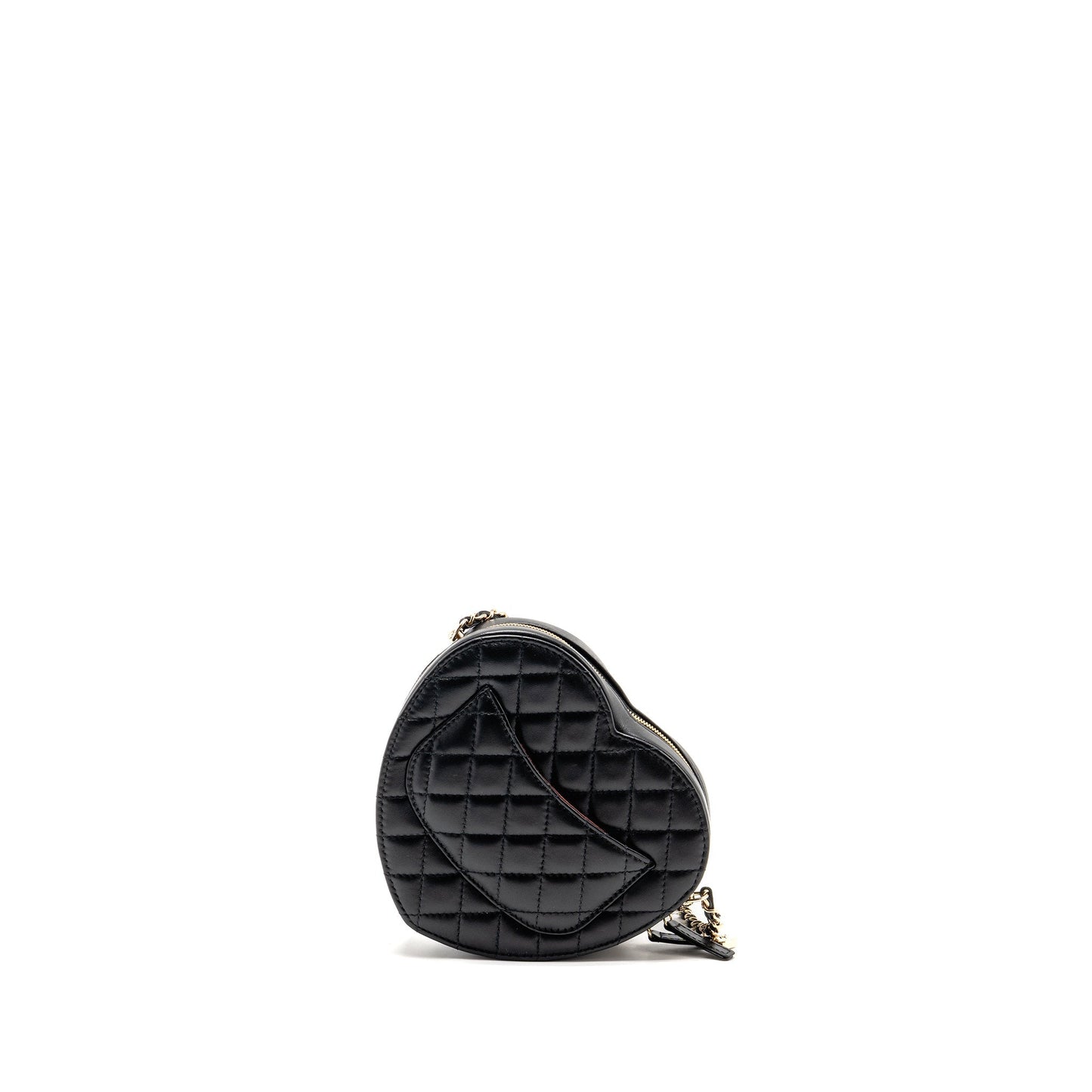 Chanel 22s Heart Lambskin LGHW Microchip Black Handbag Lghw Microchip