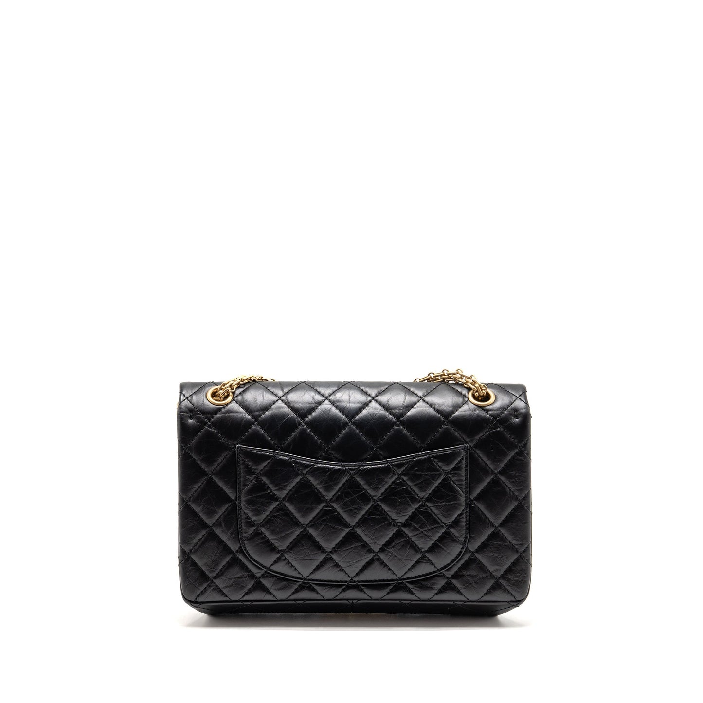 Chanel 2.55 Reissue Flap Aged Calfskin GHW Black Shoulder Bag 10
