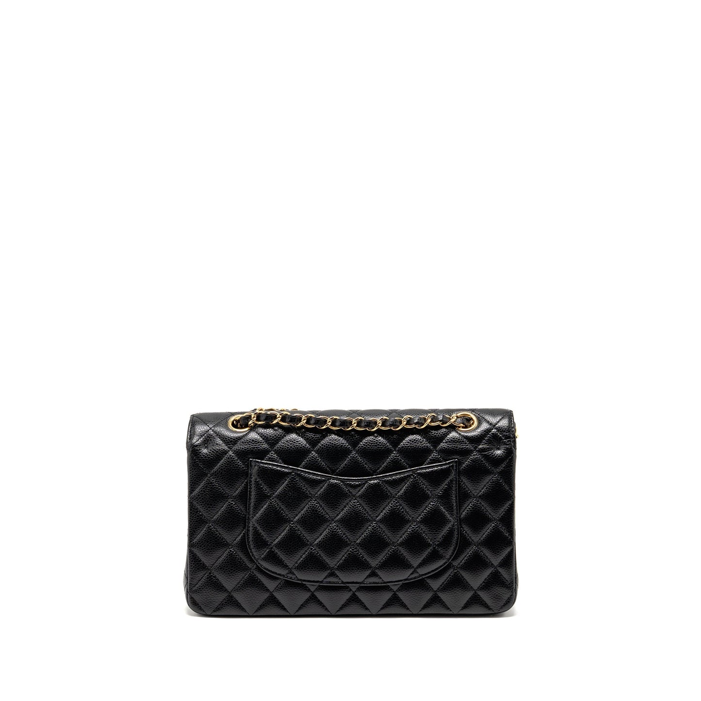 Chanel Classic Double Flap Caviar GHW Black Shoulder Bag Ghw 31