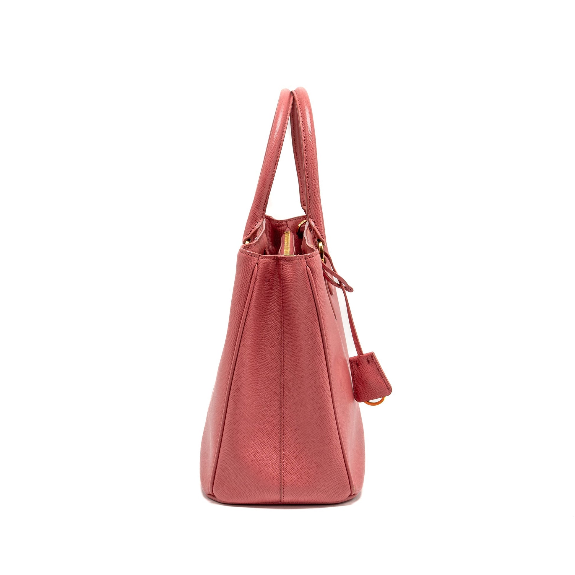 Prada Saffiano Tote Purse Galleria Saffiano Handbag Leather Pink Tote Bag