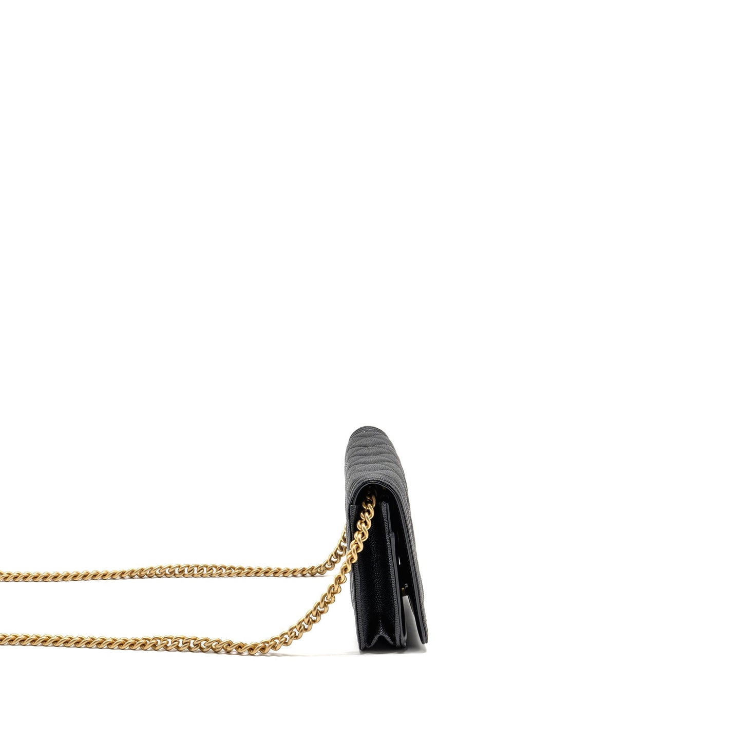 Chanel Boy on Caviar GHW Microchip Black Wallet Case Black Ghwmicrochip