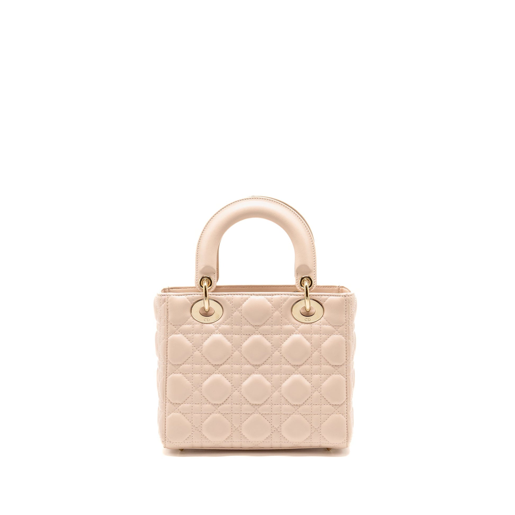 Dior My Lady Lambskin Light Handbag Pink Small Travel Bag