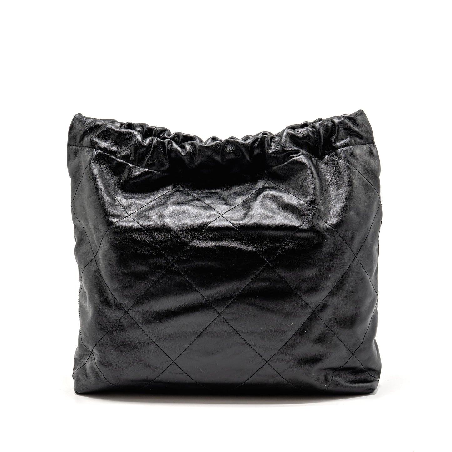 Chanel 22 Calfskin GHW microchip Black Handbag