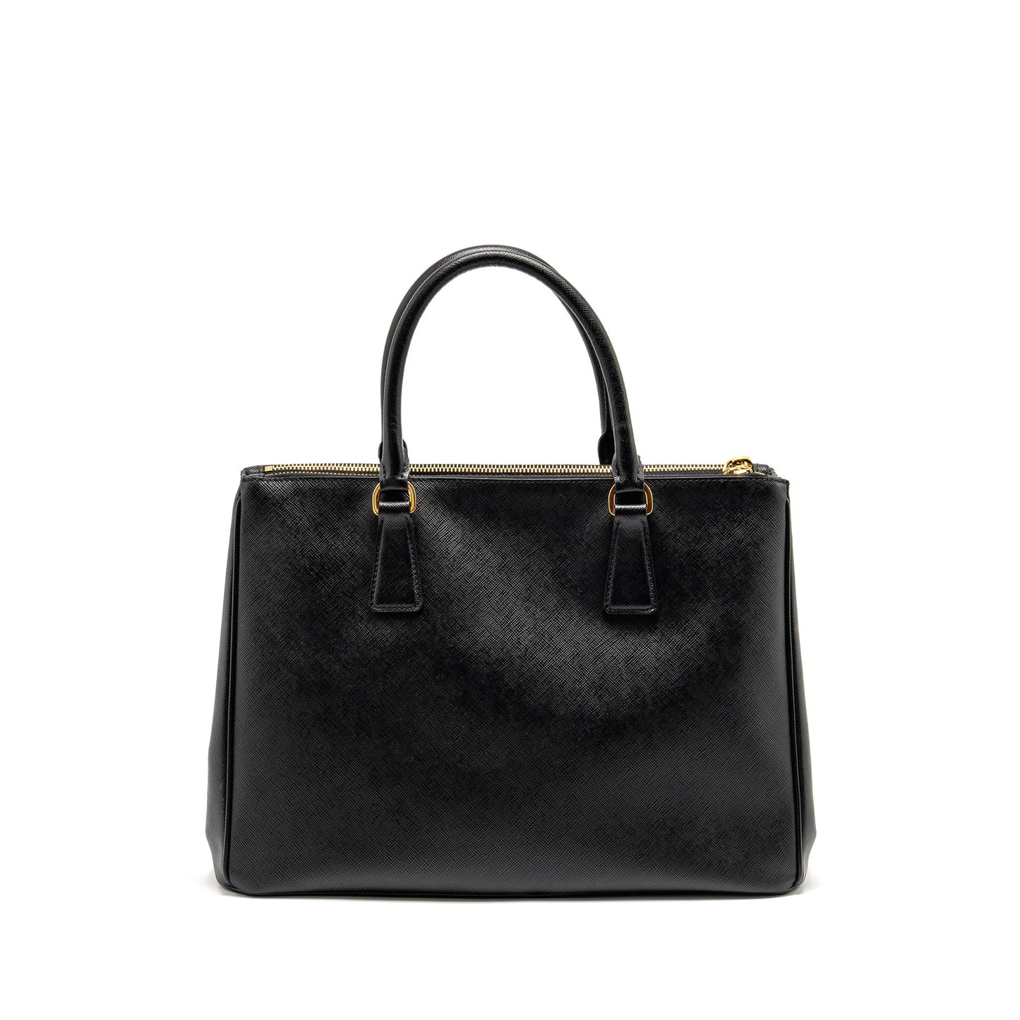 Prada Saffiano Tote Purse Handbag Leather Black Tote Bag 3