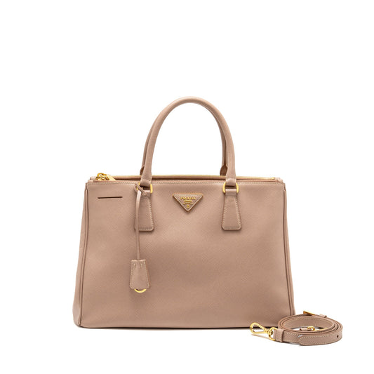 Prada Saffiano Tote Purse Galleria Saffiano Cammeo Handbag Leather Large Tote Bag