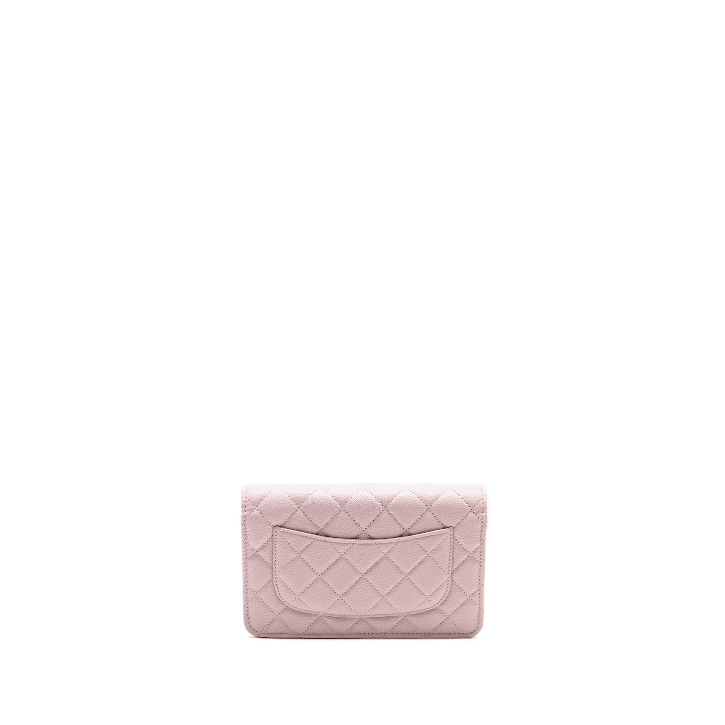 Chanel Classic on Caviar LGHW Pink Wallet Case