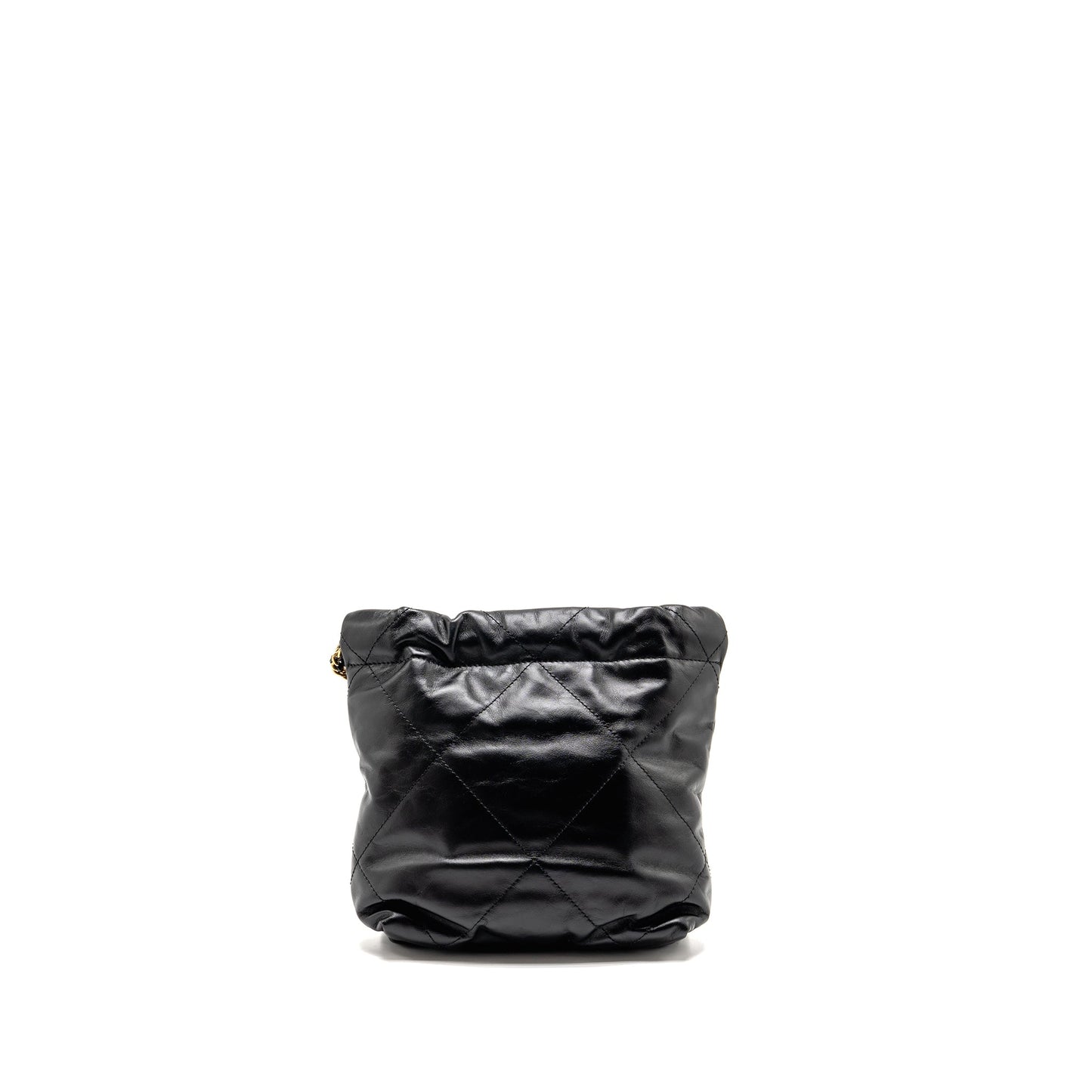 Chanel 22 Calfskin GHW microchip Black Mini Bag Ghw Microchip