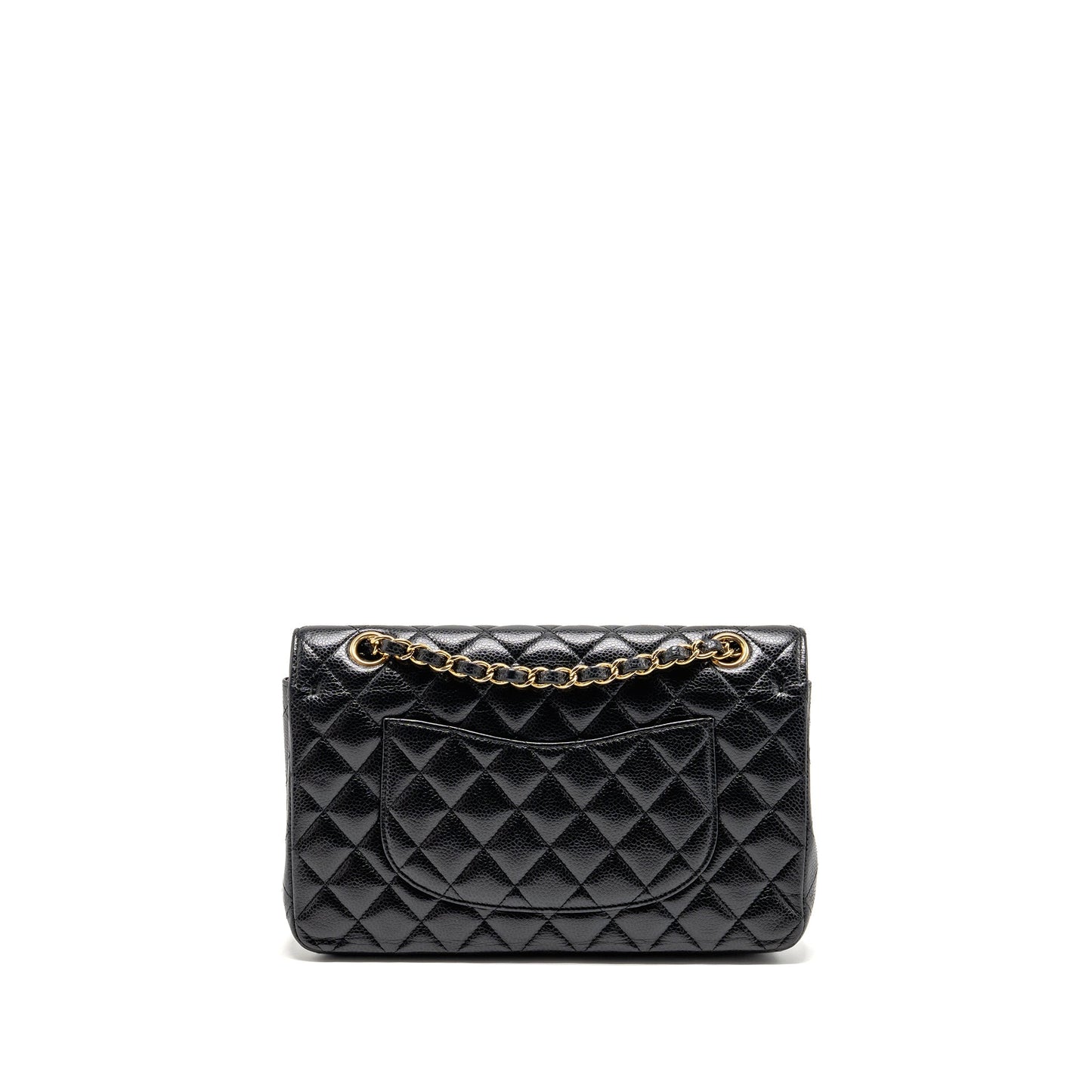 Chanel classic double Flap Caviar GHW Black Shoulder Bag Ghw 33