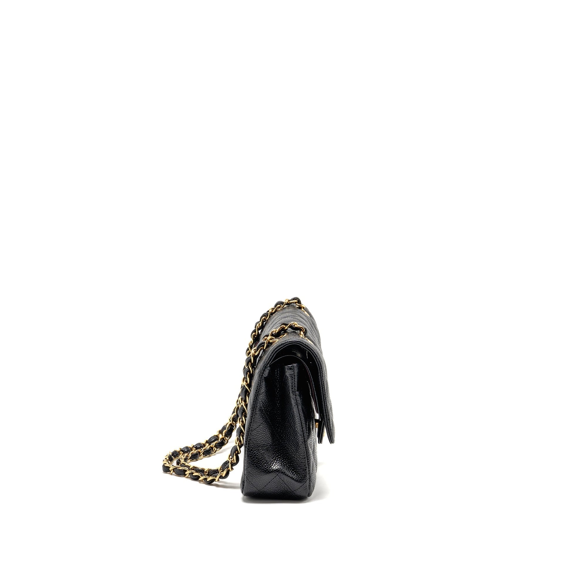 Chanel Classic Double Flap Caviar GHW Black Shoulder Bag Ghw 28