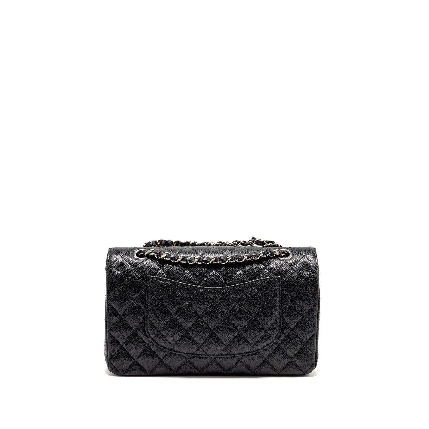 Chanel Classic Double Flap Caviar SHW Black Shoulder Bag Shw 12