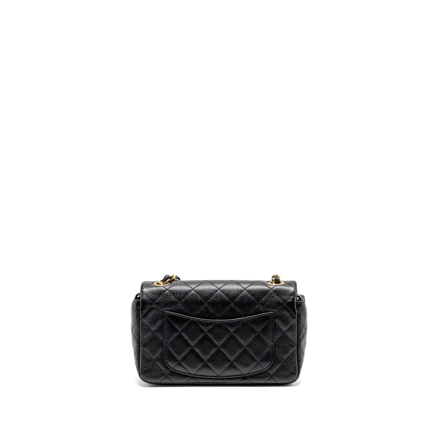 Chanel Rectangular Flap Caviar GHW Black Shoulder Bag