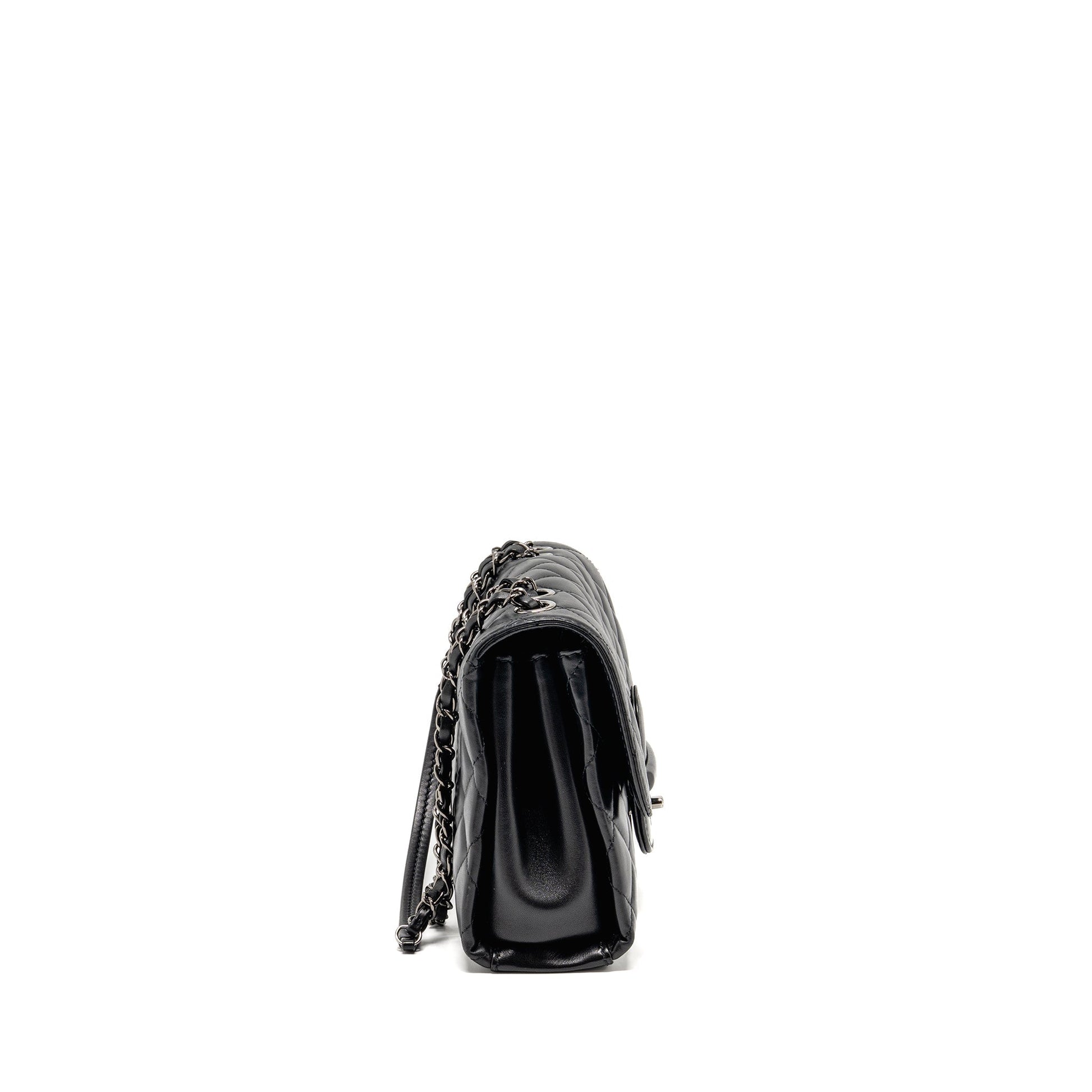 Chanel Coco Loop Single Flap Lambskin SHW Black Shoulder Bag