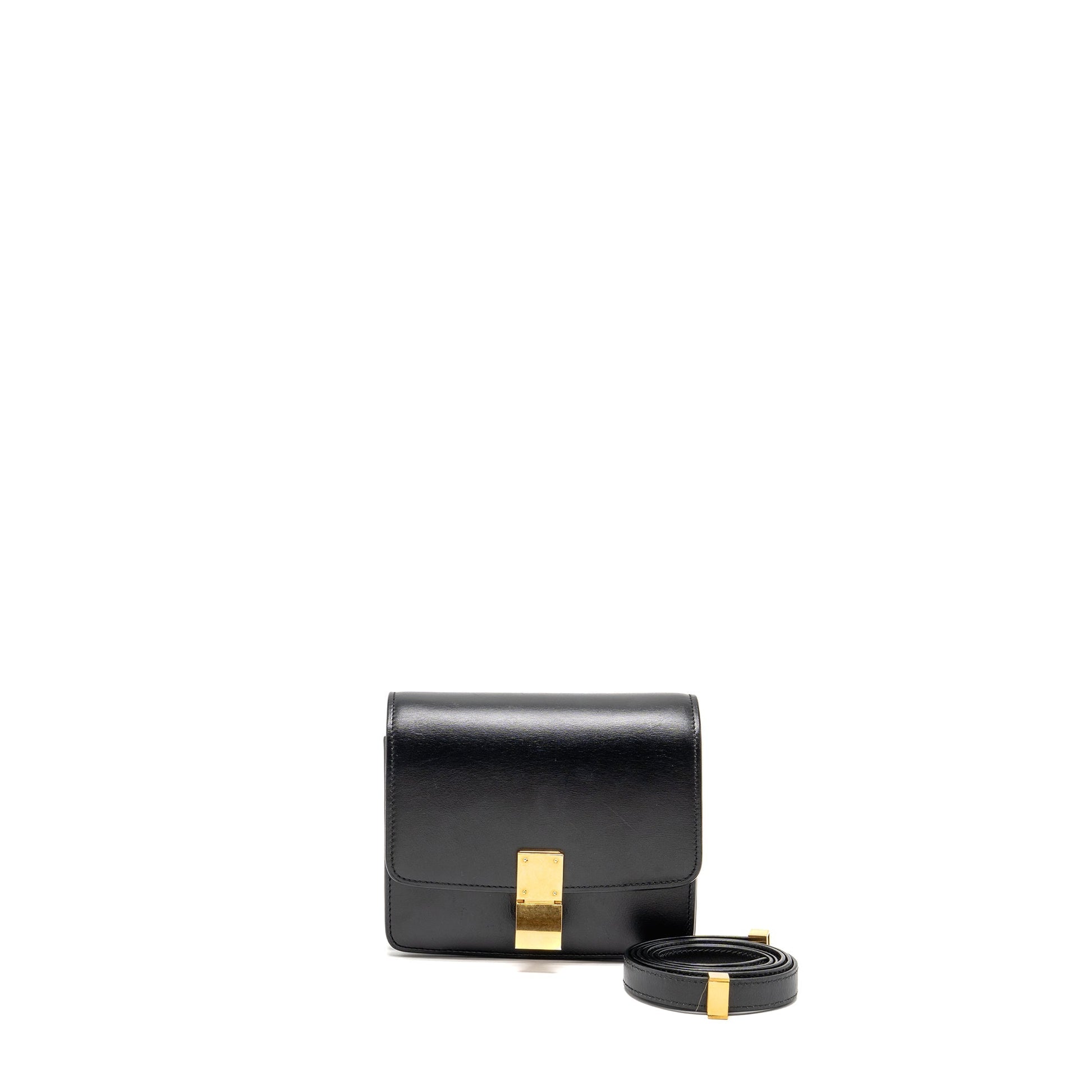 Celine Teen Classic Purse Calfskin Handbag Black Travel Bag