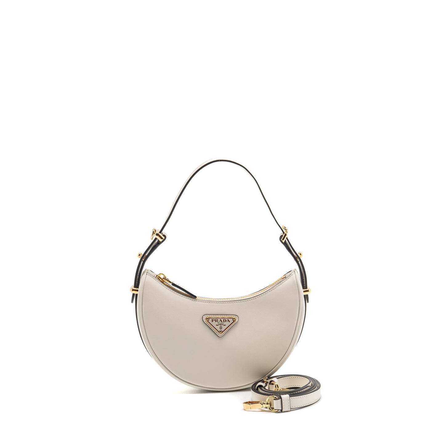 Prada Arquã© Purse Calfskin Handbag White Mini Travel Bag