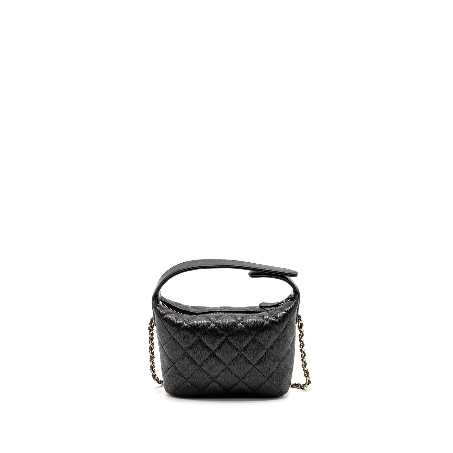 Chanel 25c Quilted Hobo Caviar GHW microchip Black Shoulder Bag Ghwmicrochip 2