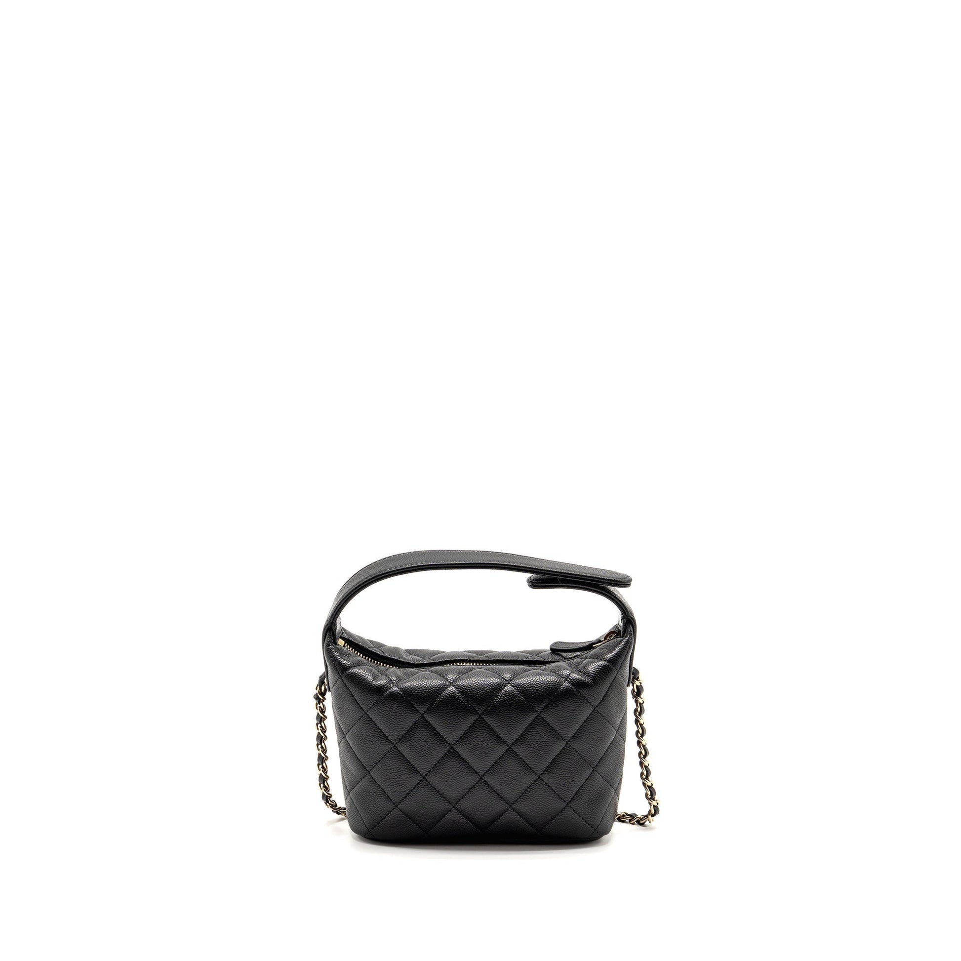 Chanel 25c Quilted Hobo Caviar GHW microchip Black Shoulder Bag Ghwmicrochip 2