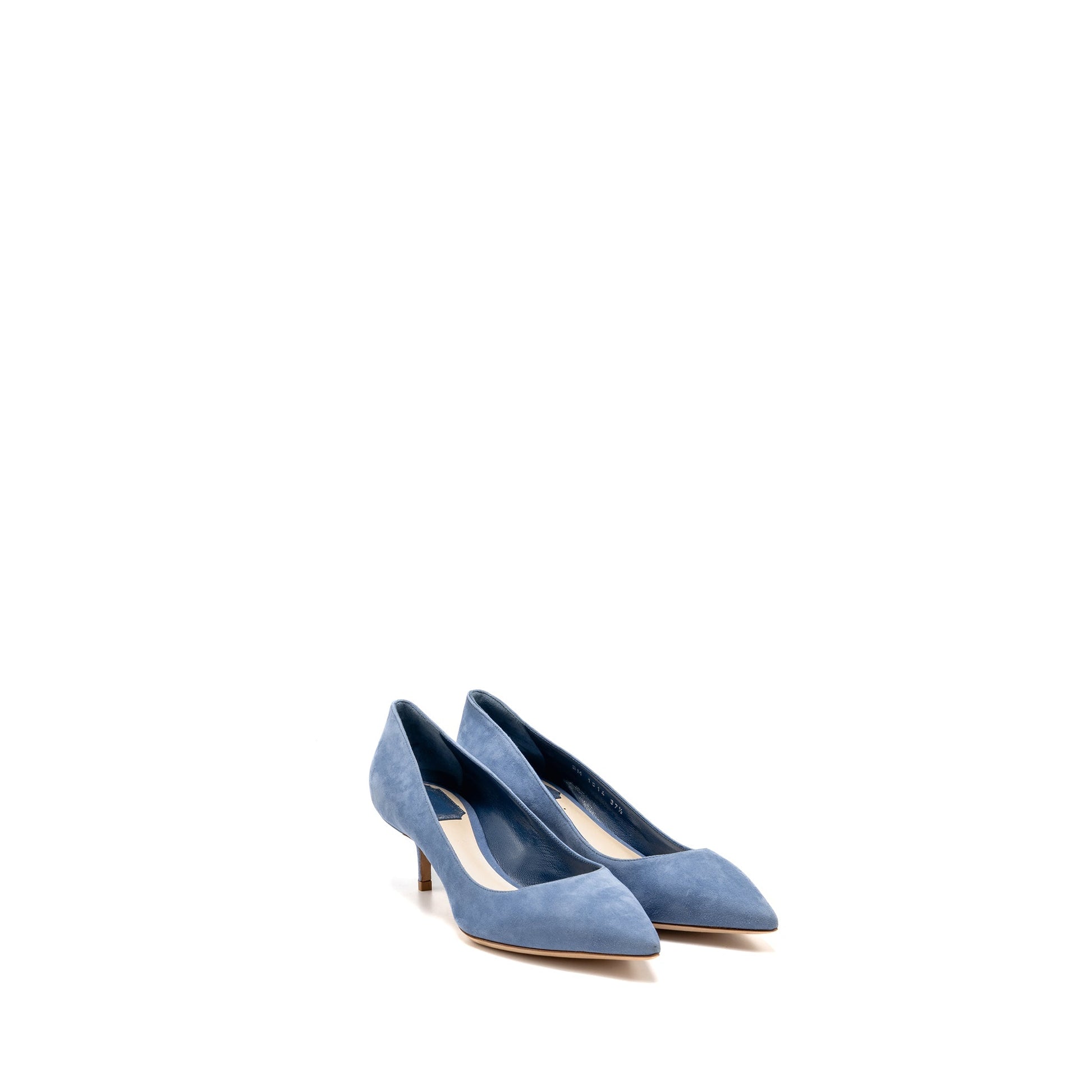 Dior Size . Pumps Handbag Suede Blue Shoes