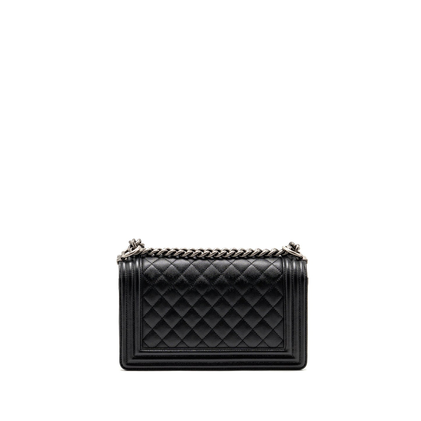 Chanel Boy Caviar SHW Black Handbag Shw 1