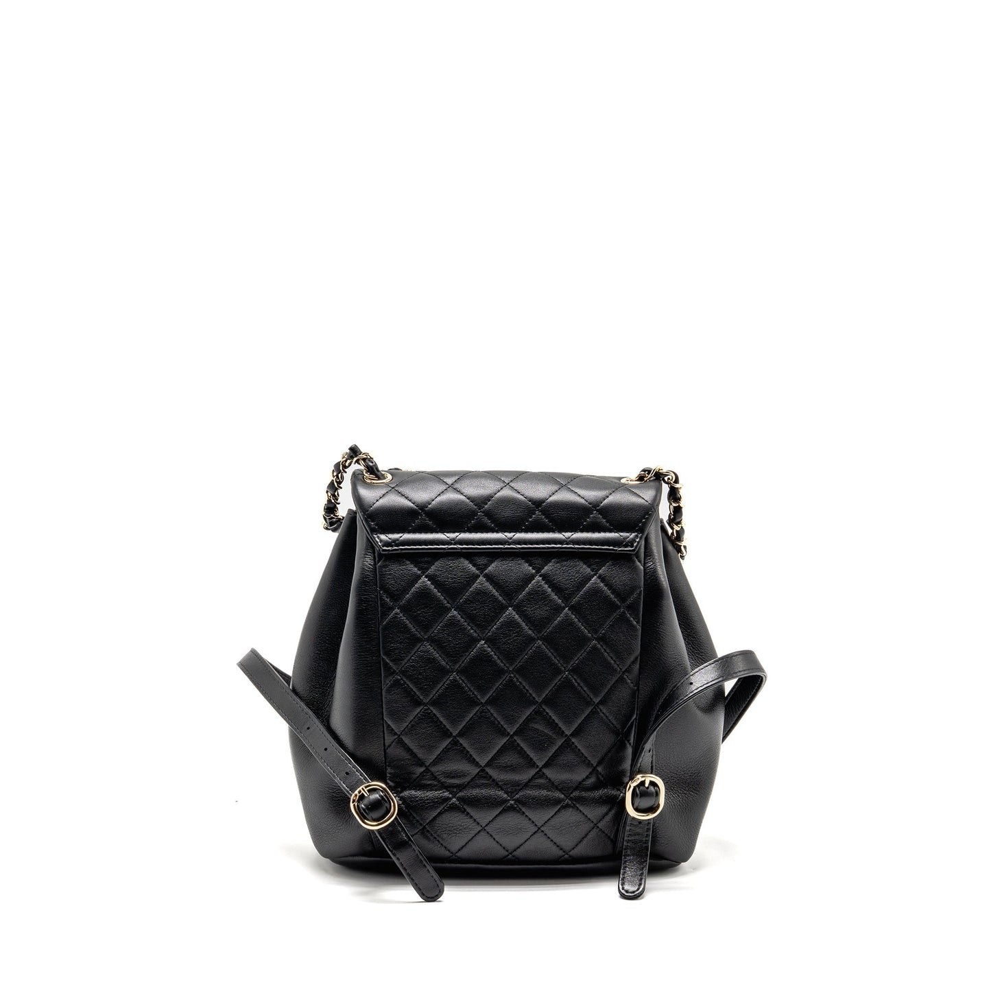 Chanel Duma Backpack Calfskin LGHW Microchip Black