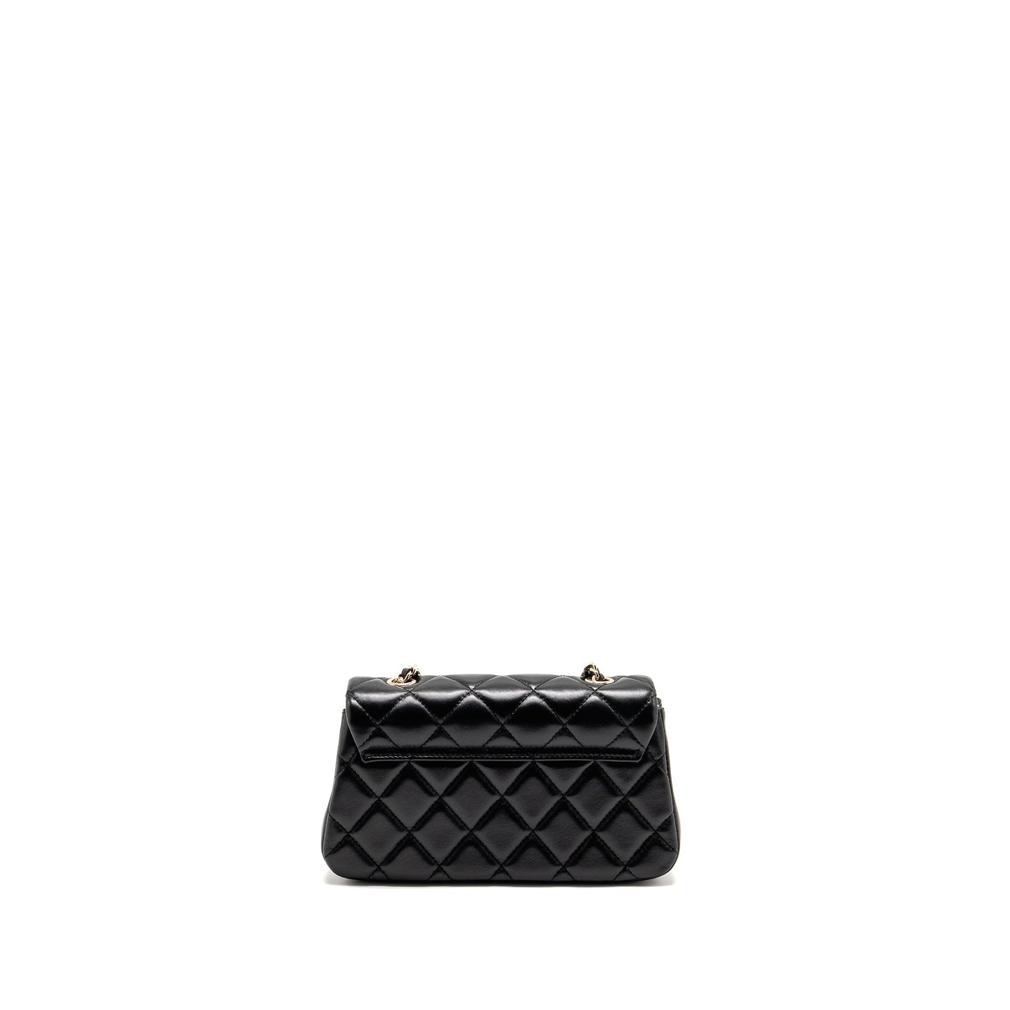 Chanel 25s Flap Lambskin GHW microchip Black Shoulder Bag