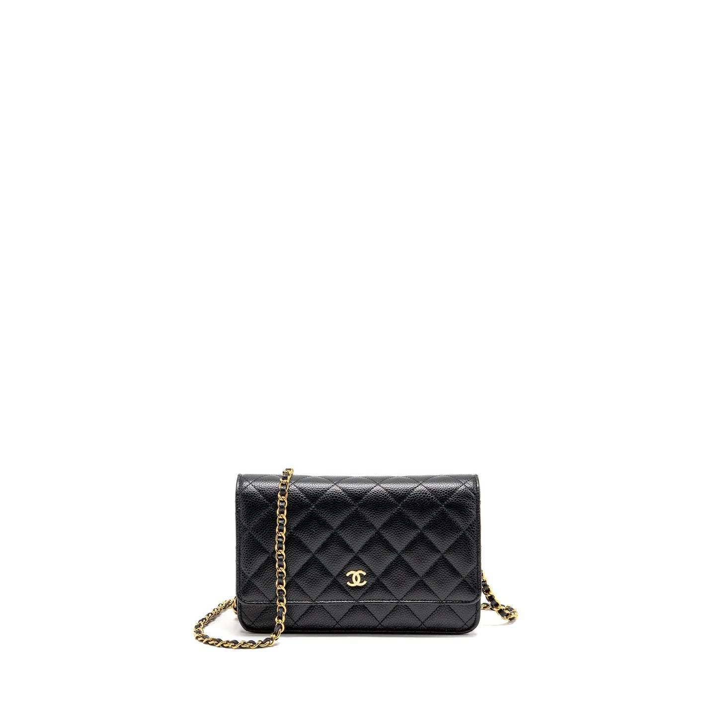 Chanel Classic On Caviar GHW microchip Black Wallet Case Ghwmicrochip 4