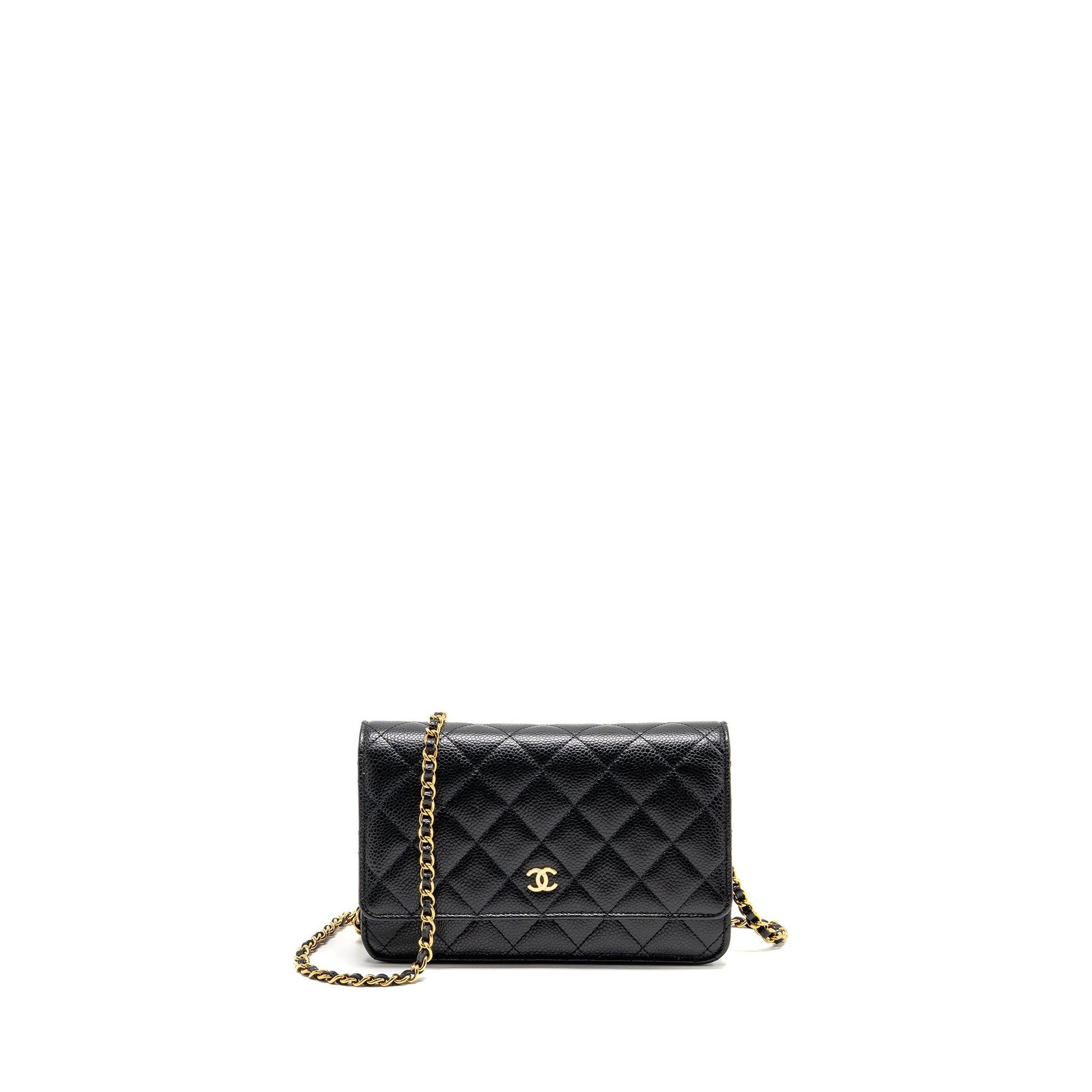 Chanel Classic On Caviar GHW microchip Black Wallet Case Ghwmicrochip 4