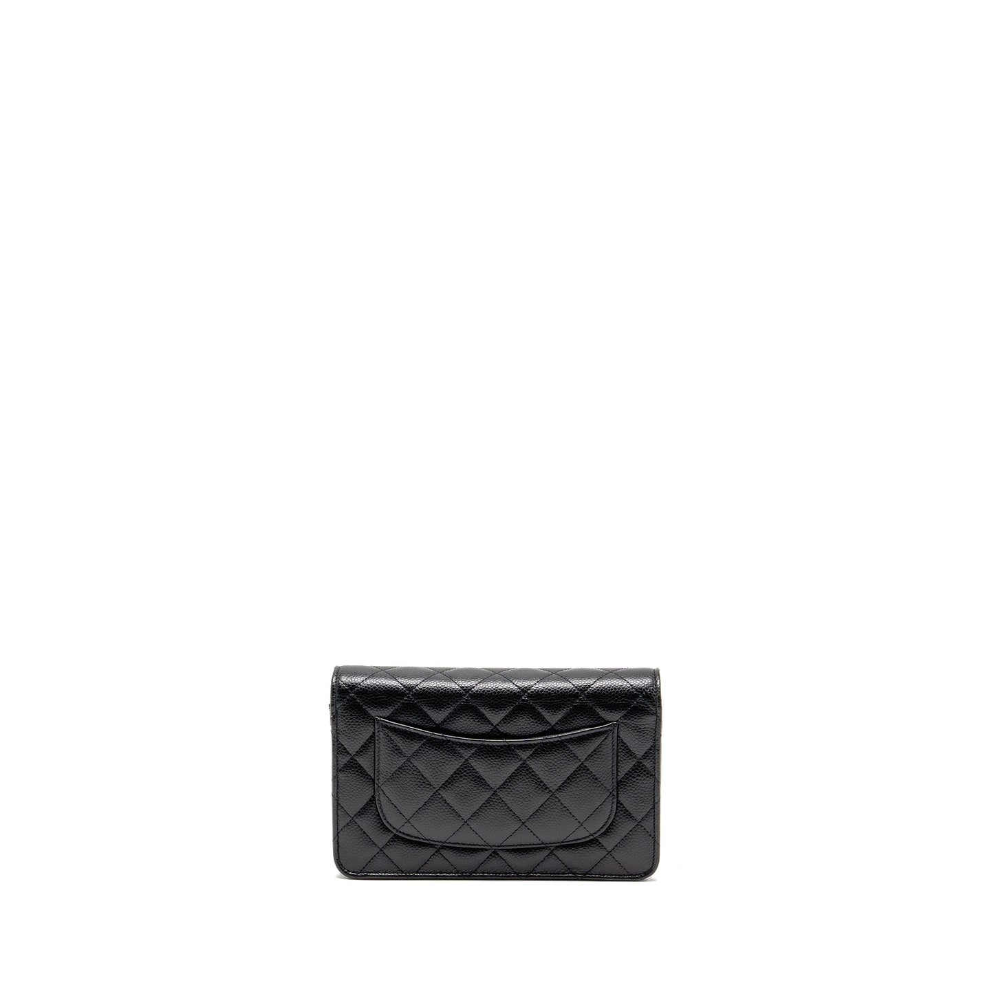 Chanel Classic On Caviar GHW microchip Black Wallet Case Ghwmicrochip 4