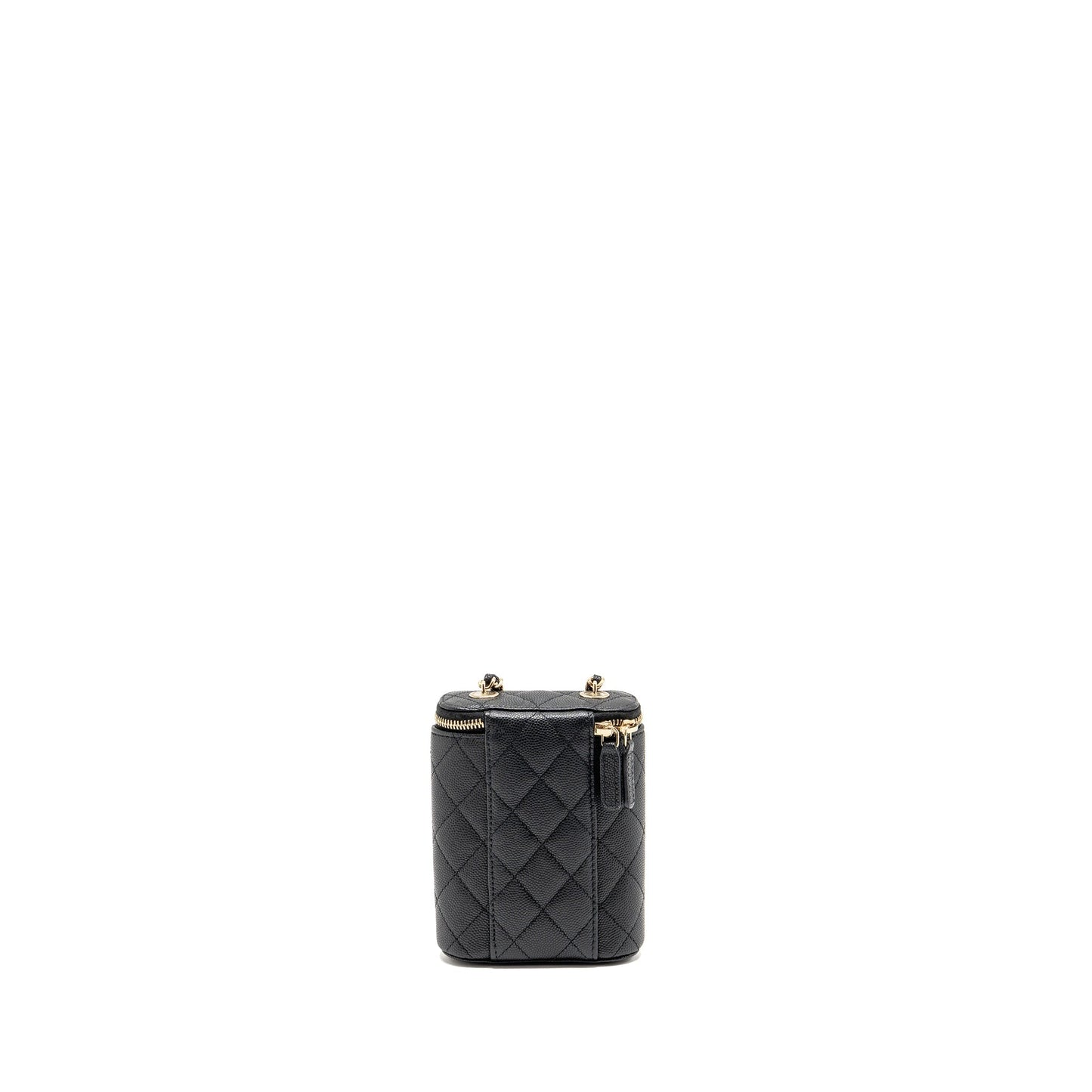 Chanel Vanity Caviar LGHW microchip Black Mini Bag Black Lghwmicrochip