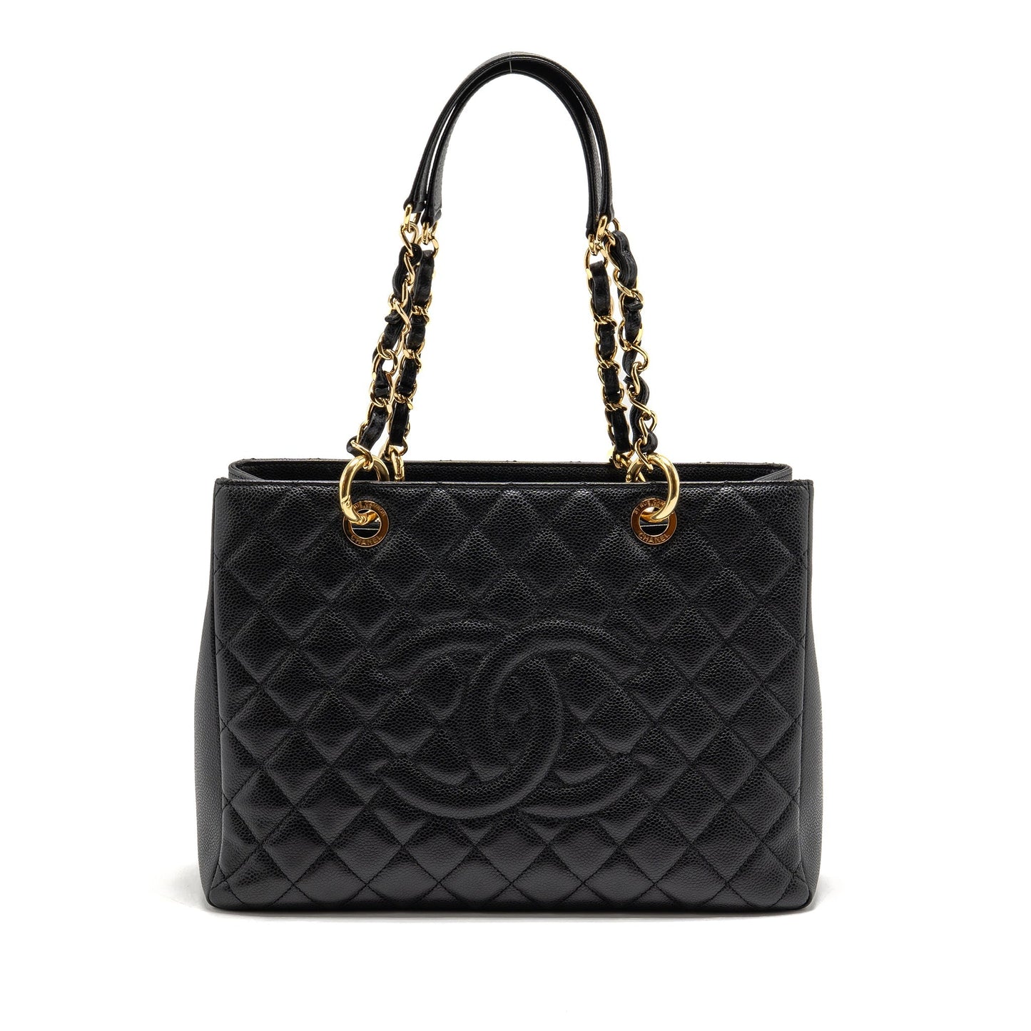 Chanel Grand Shopping GST Caviar GHW Black Tote Bag Ghw 3