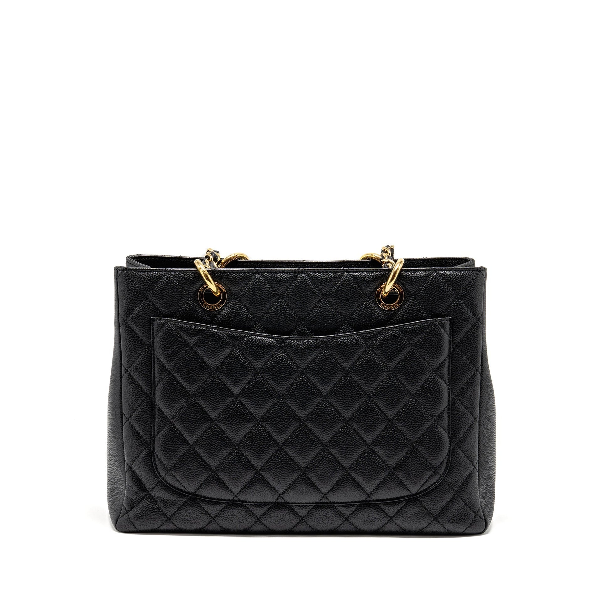 Chanel Grand Shopping GST Caviar GHW Black Tote Bag Ghw 3