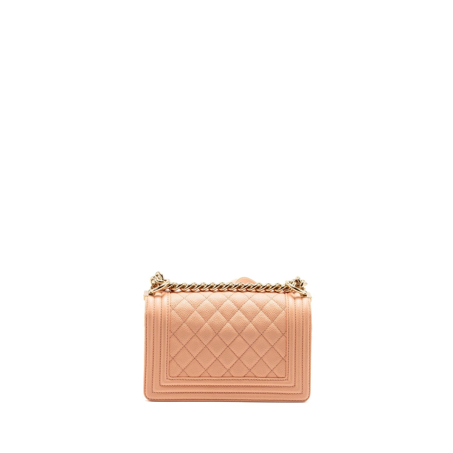 Chanel Boy Caviar Light LGHW Pink Small Handbag Lghw 1
