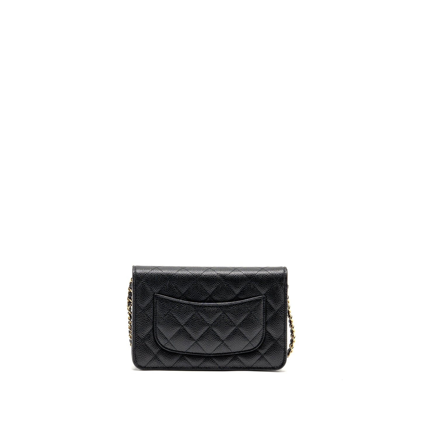 Chanel Classic On Caviar GHW microchip Black Wallet Case Ghwmicrochip 3