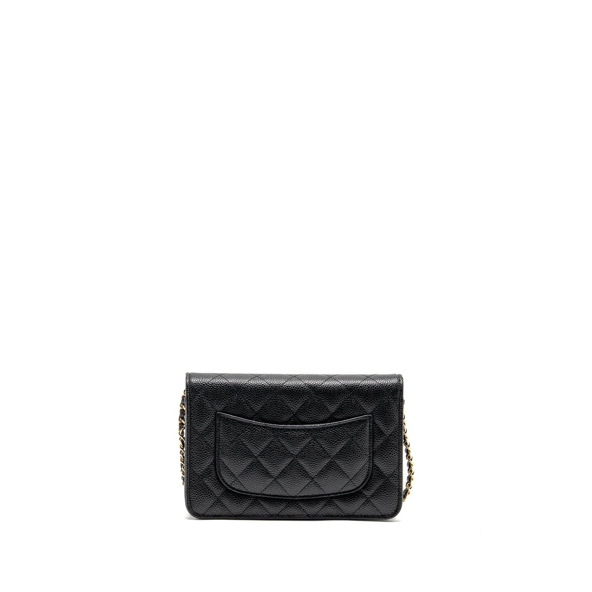 Chanel Classic On Caviar GHW microchip Black Wallet Case Ghwmicrochip 3