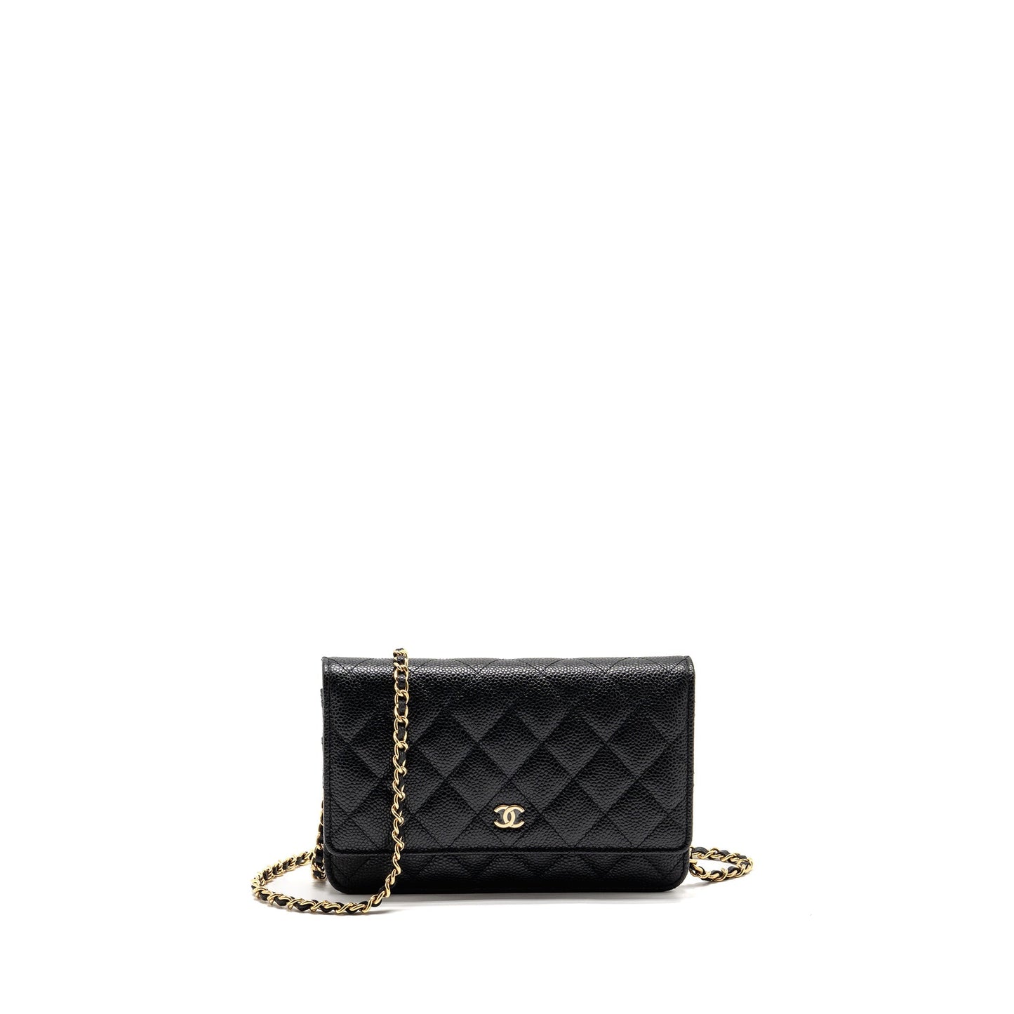 Chanel Classic On Caviar GHW microchip Black Wallet Case Ghwmicrochip 3