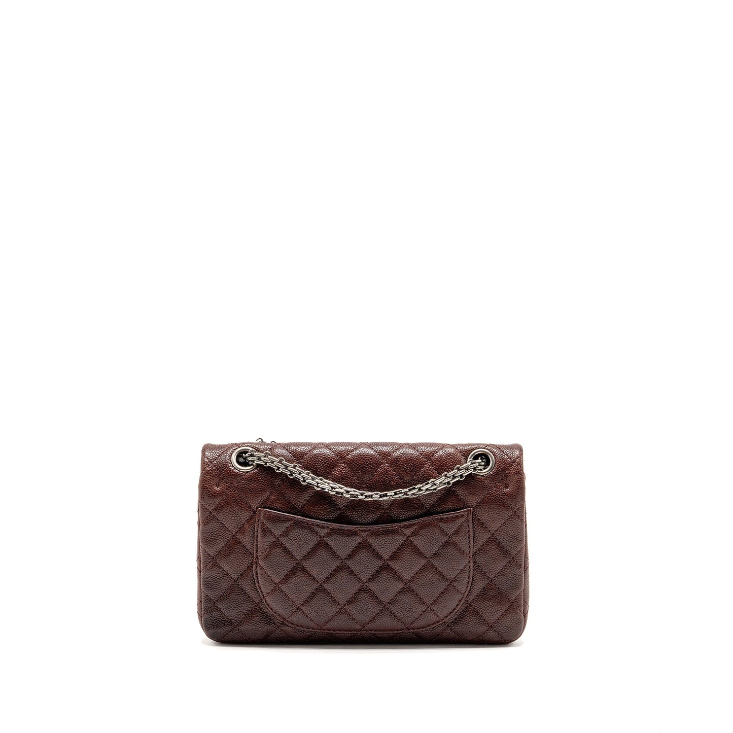 Chanel 2.55 Reissue Double Flap Shiny Grained Red Small Shoulder Bag