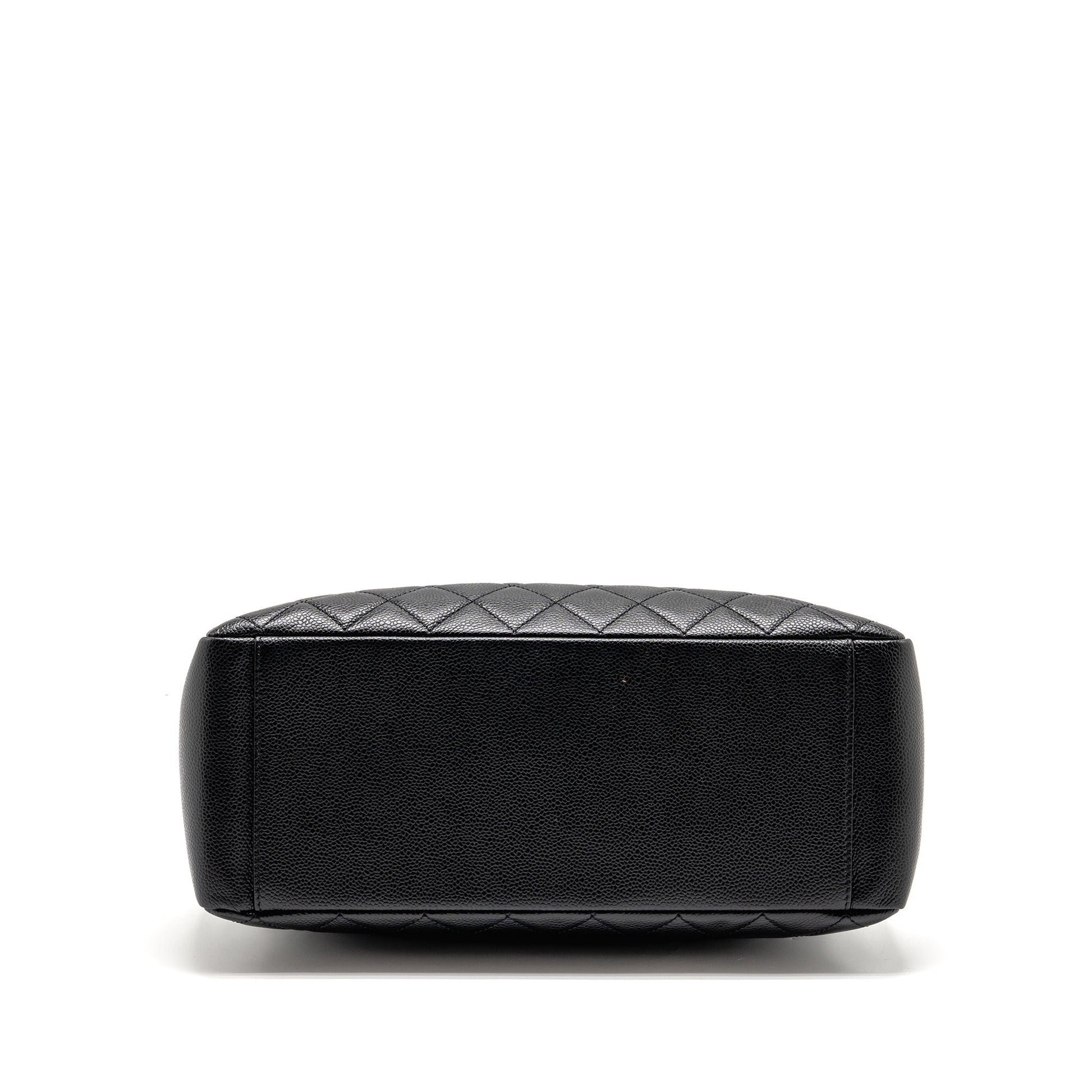 Chanel Grand Shopping Caviar SHW Black Tote Bag 8