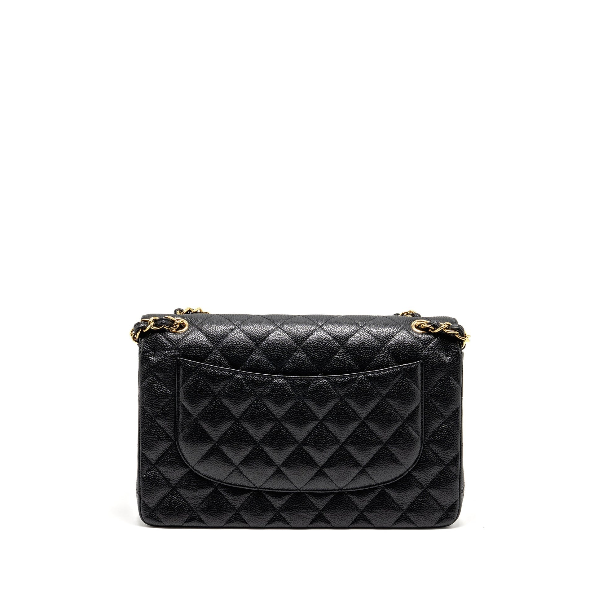 Chanel Jumbo Classic Double Flap Caviar GHW Black Shoulder Bag Ghw 1