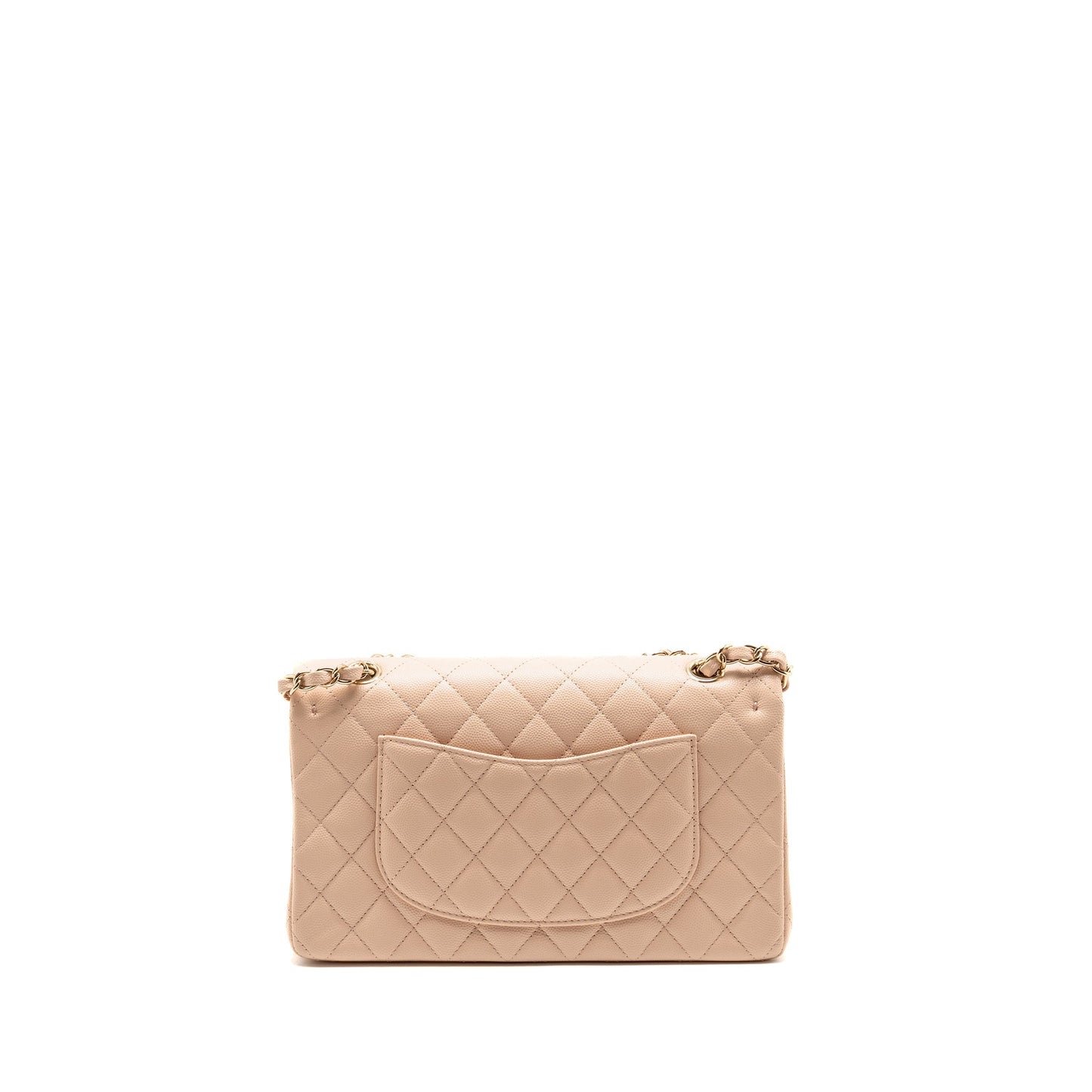 Chanel Classic Double Flap Caviar Light LGHW Pink Shoulder Bag