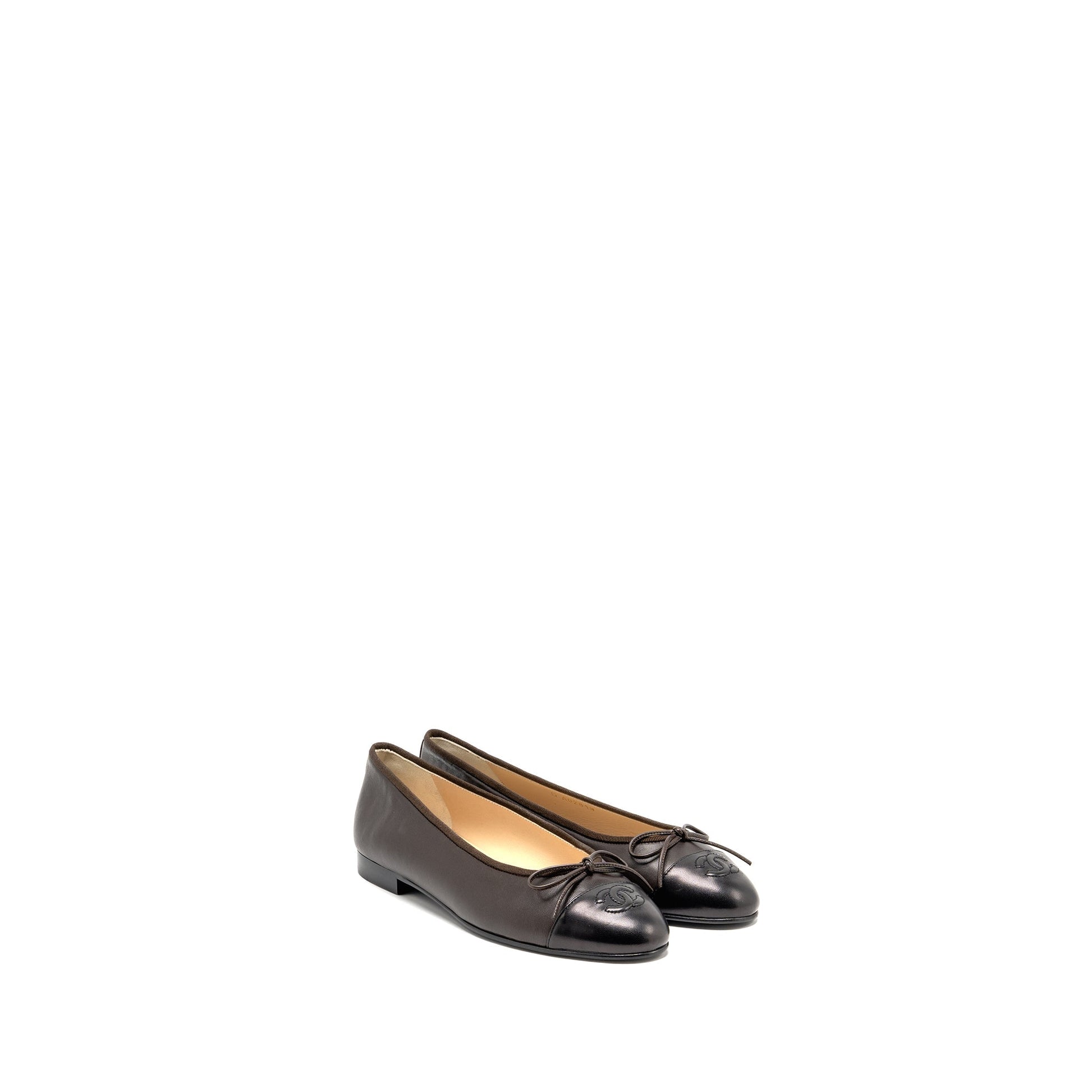 Chanel k Black Brown Shoes