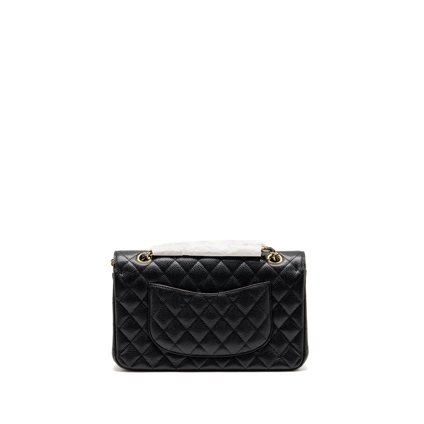 Chanel Classic Double Flap Caviar GHW Black Shoulder Bag Ghw 34
