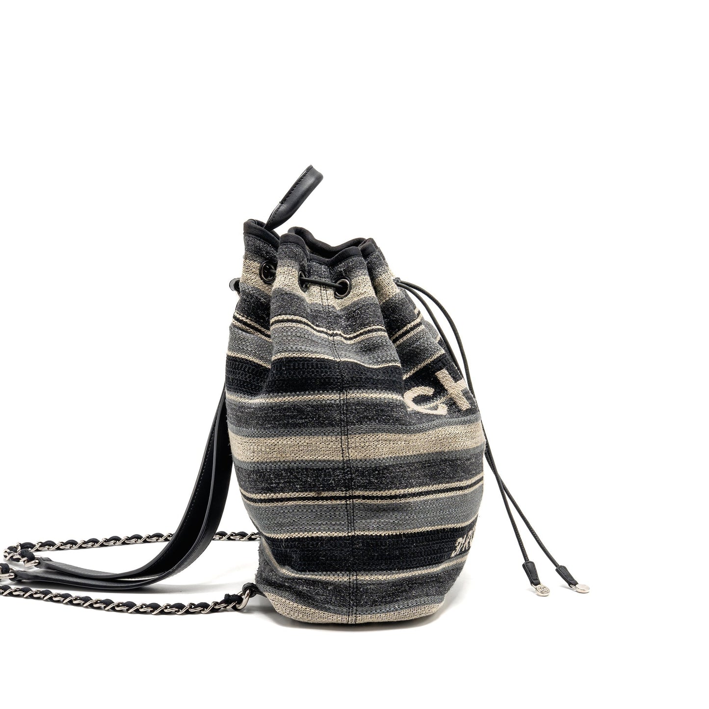 Chanel 31 Rue Cambon Bucket Backpack Fabric Multicolour Bucket Bag