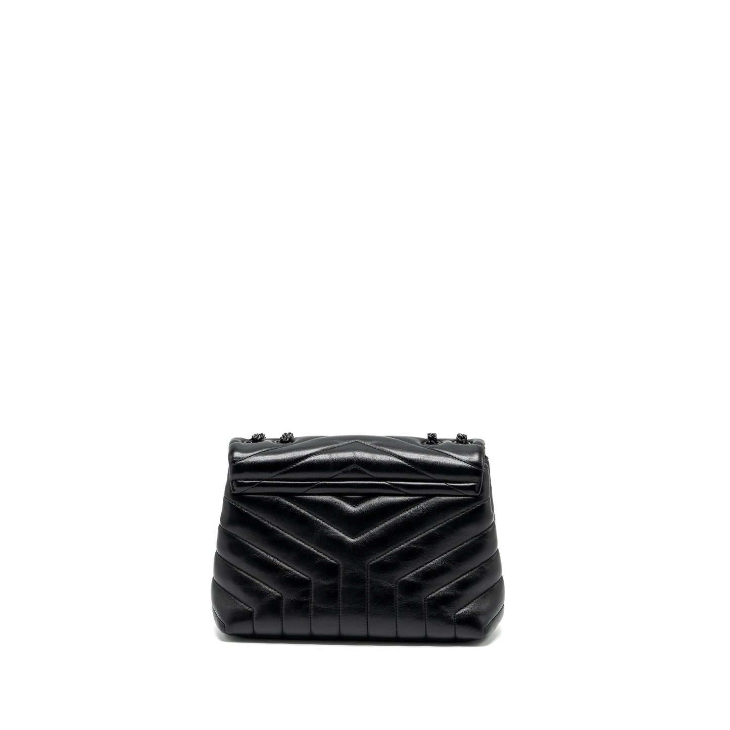 YSL Saint Laurent Loulou Purse Calfskin So Travel Bag Black Small