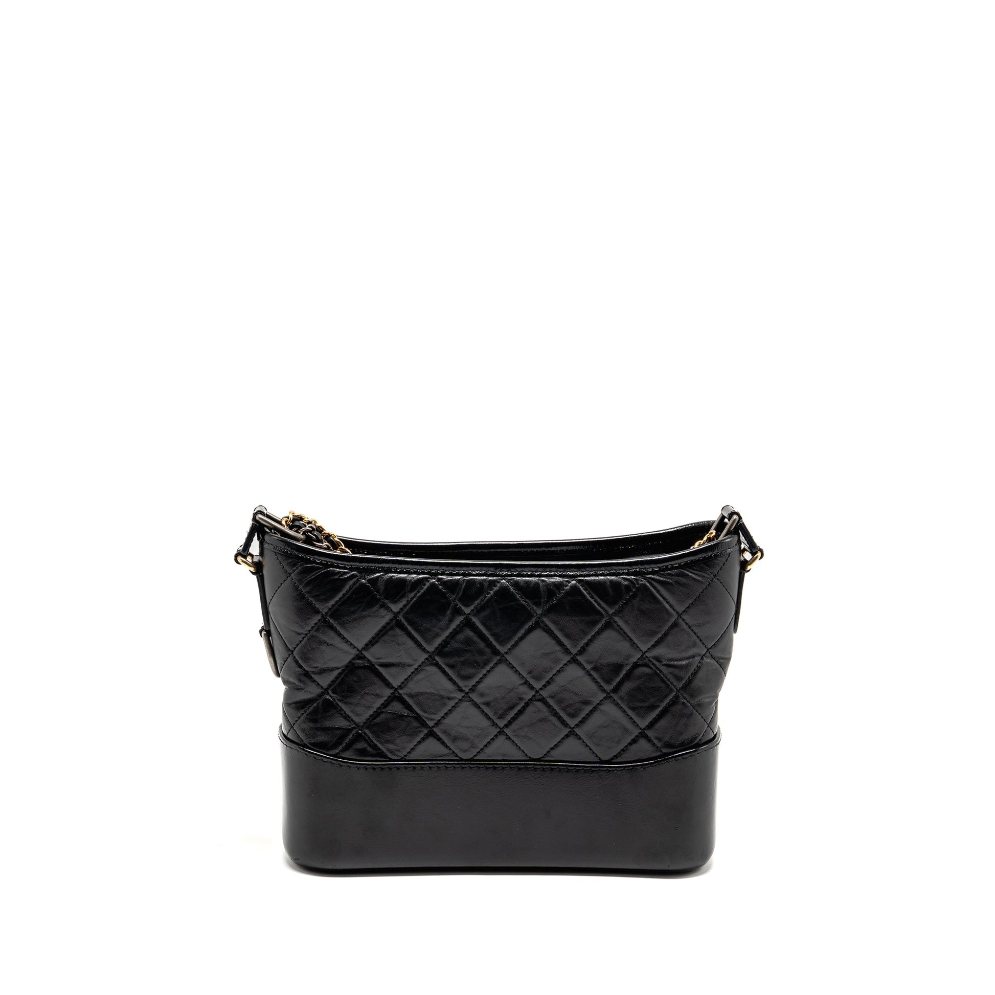 Chanel New Gabrielle Hobo Calfskin Hardware Multicolour Black Shoulder Bag
